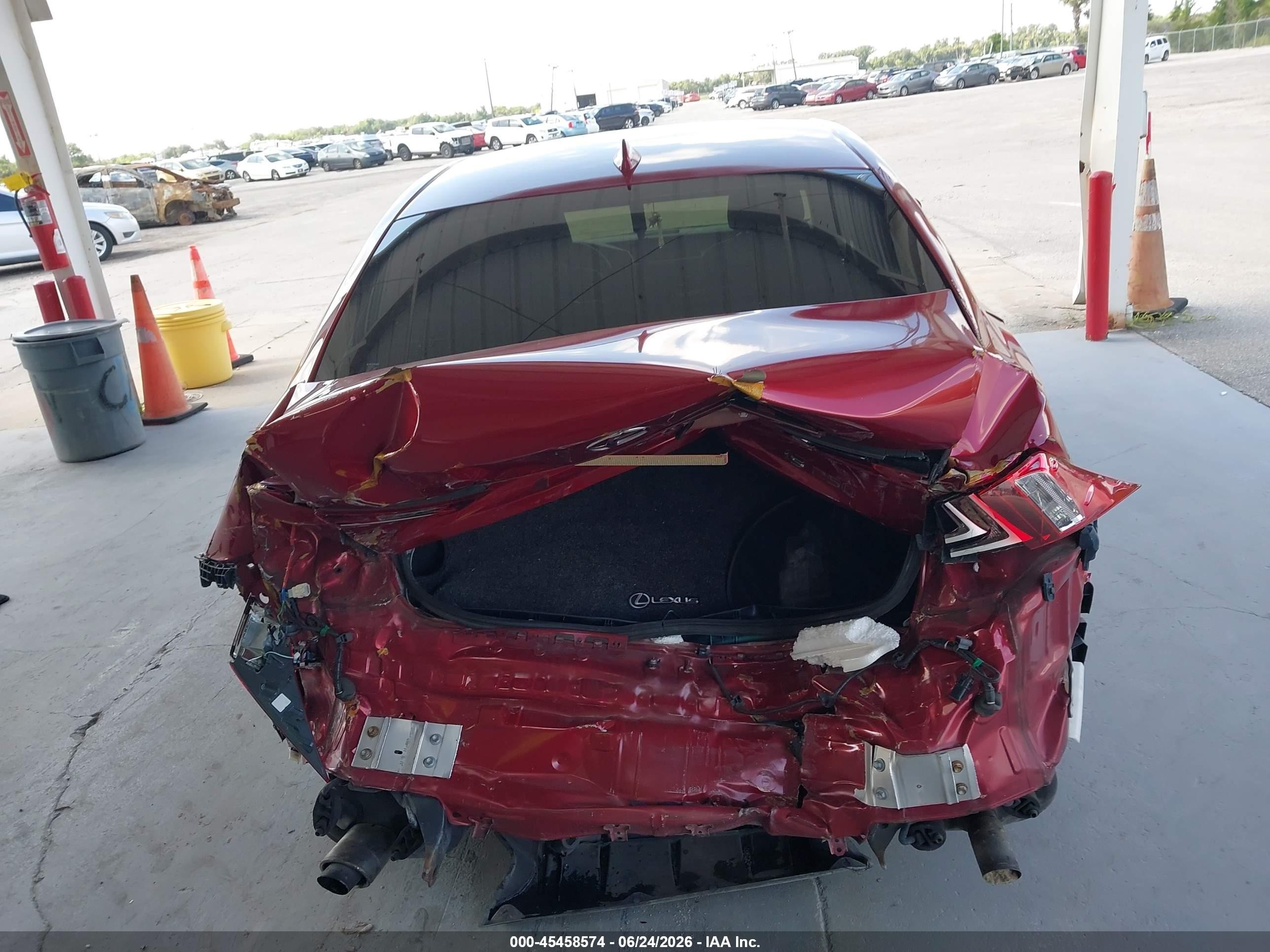 2014 Lexus Is 250   Red vin: JTHBF1D29E5037467