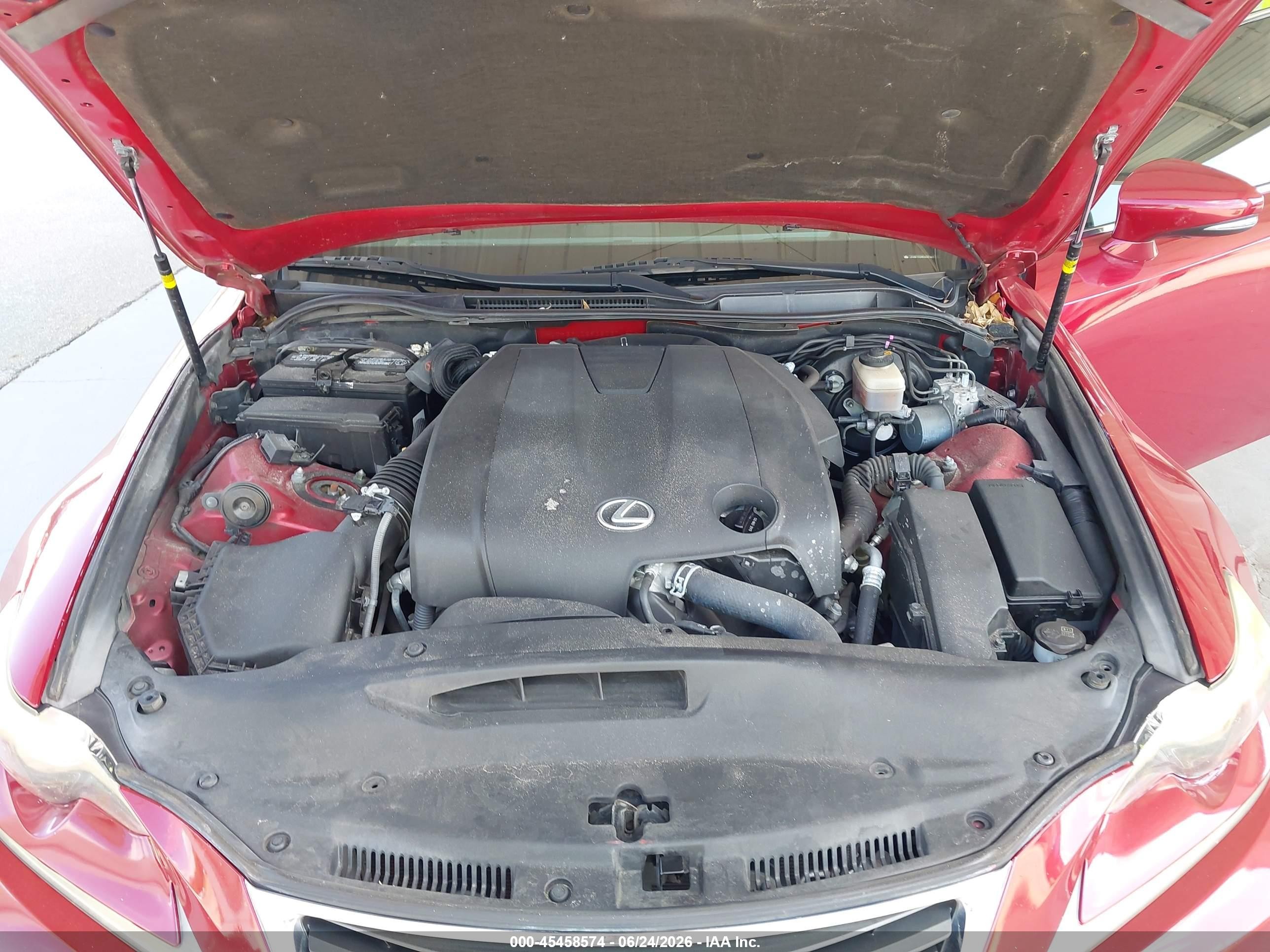 2014 Lexus Is 250   Red vin: JTHBF1D29E5037467