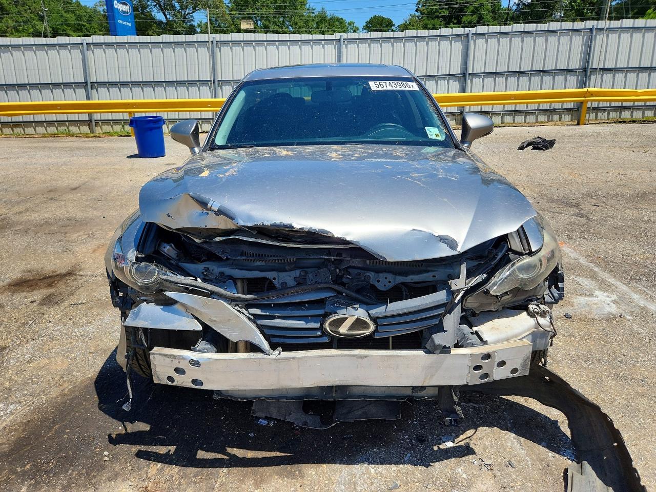 2014 Lexus Is 250 Серебряный vin: JTHBF1D29E5040255