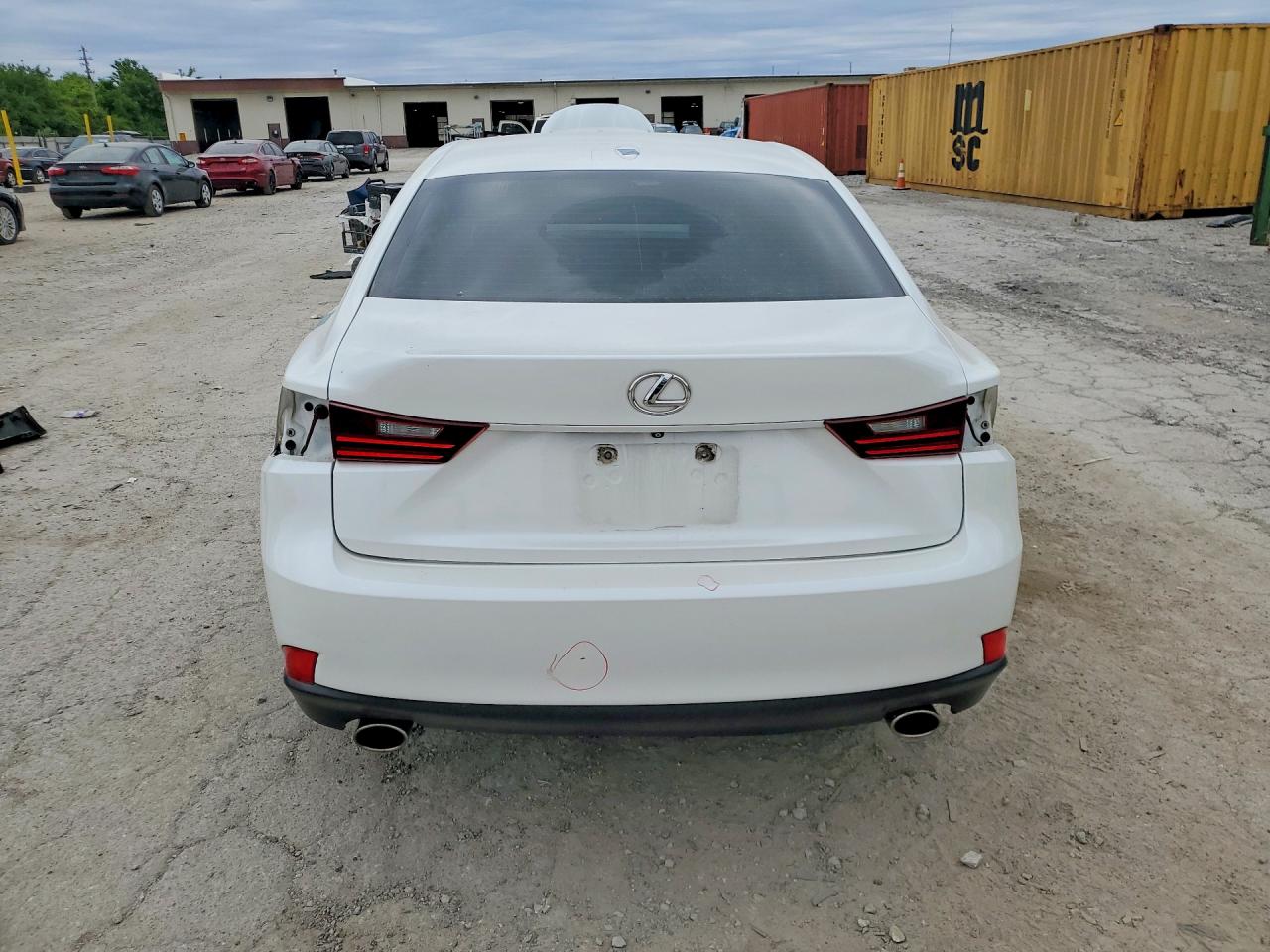 2015 Lexus Is 250 White vin: JTHBF1D29F5045974