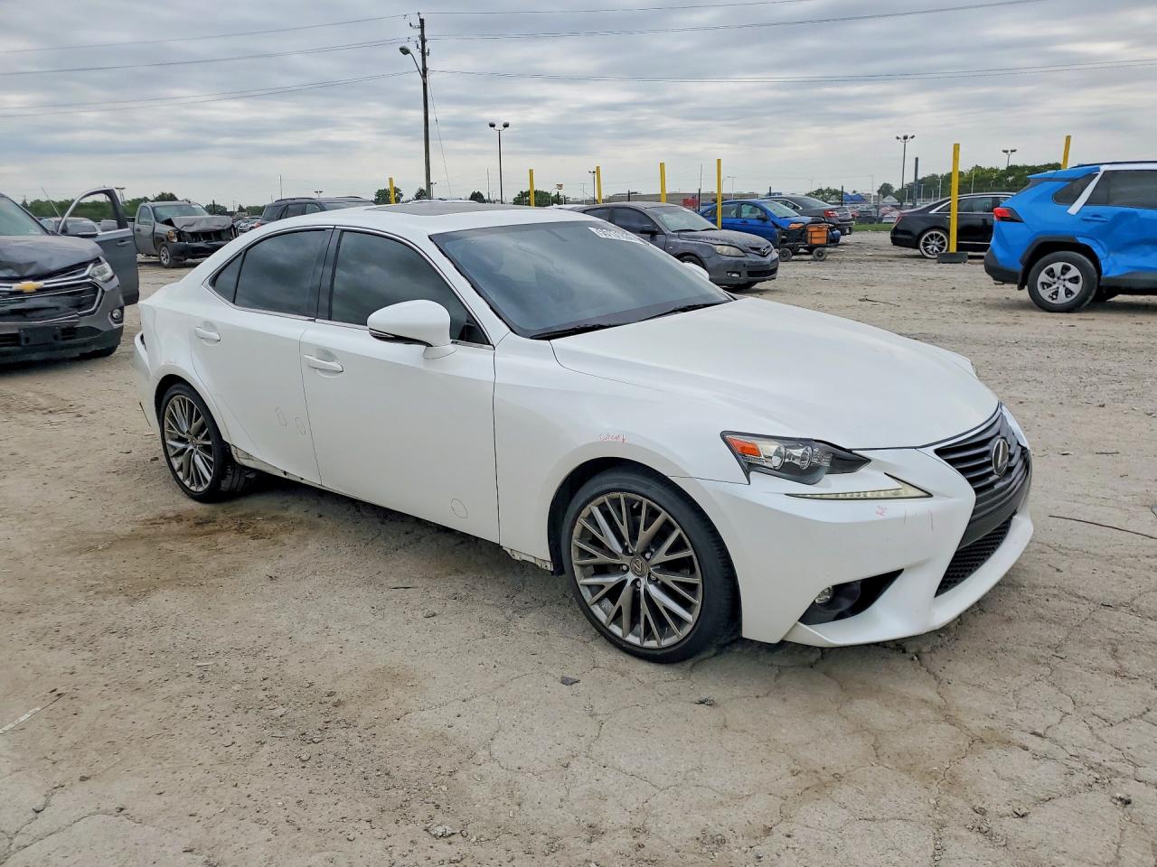 2015 Lexus Is 250 White vin: JTHBF1D29F5045974