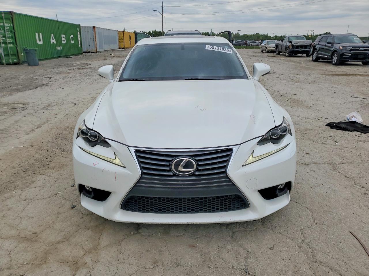 2015 Lexus Is 250 White vin: JTHBF1D29F5045974