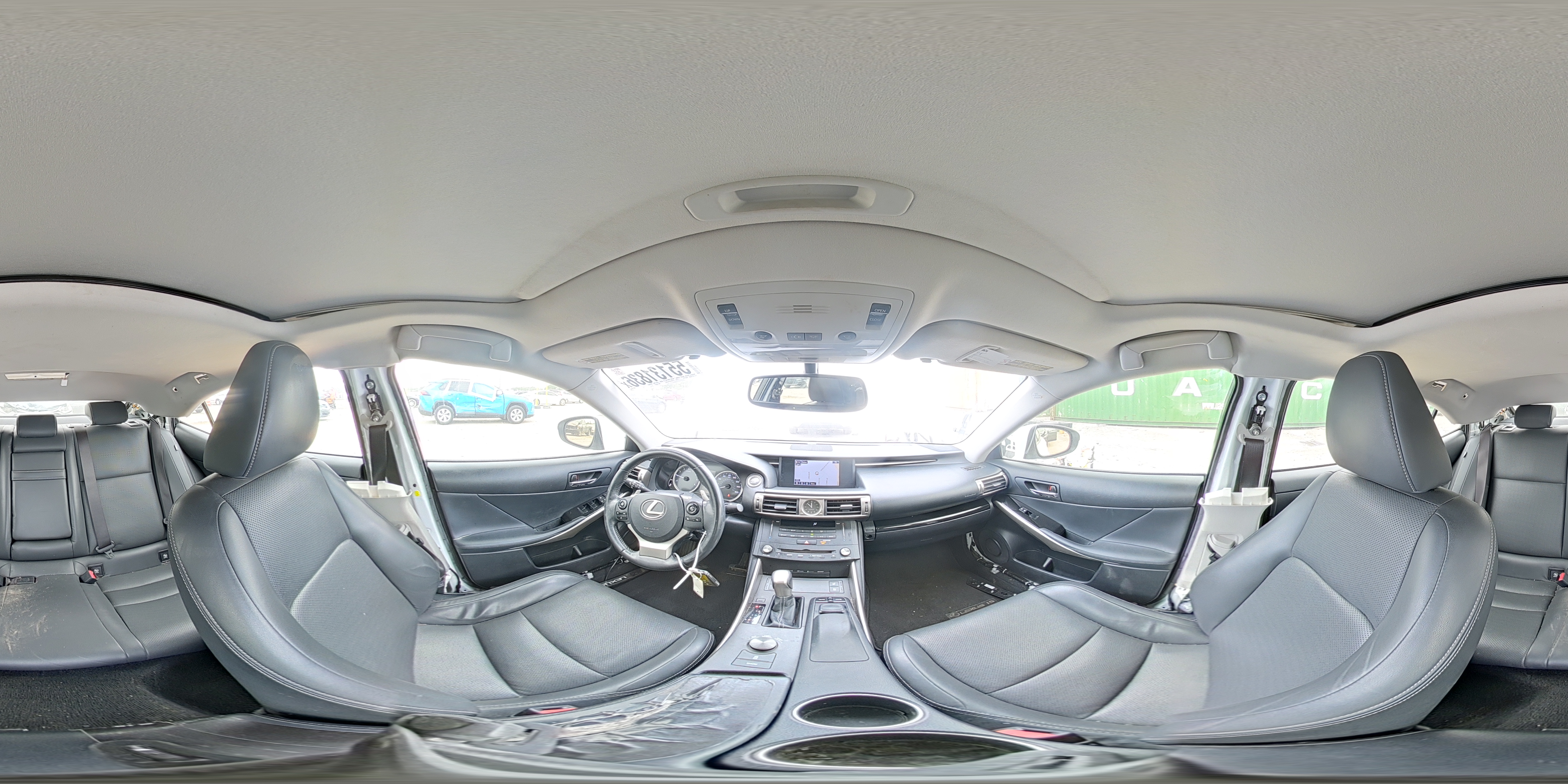 2015 Lexus Is 250 White vin: JTHBF1D29F5045974