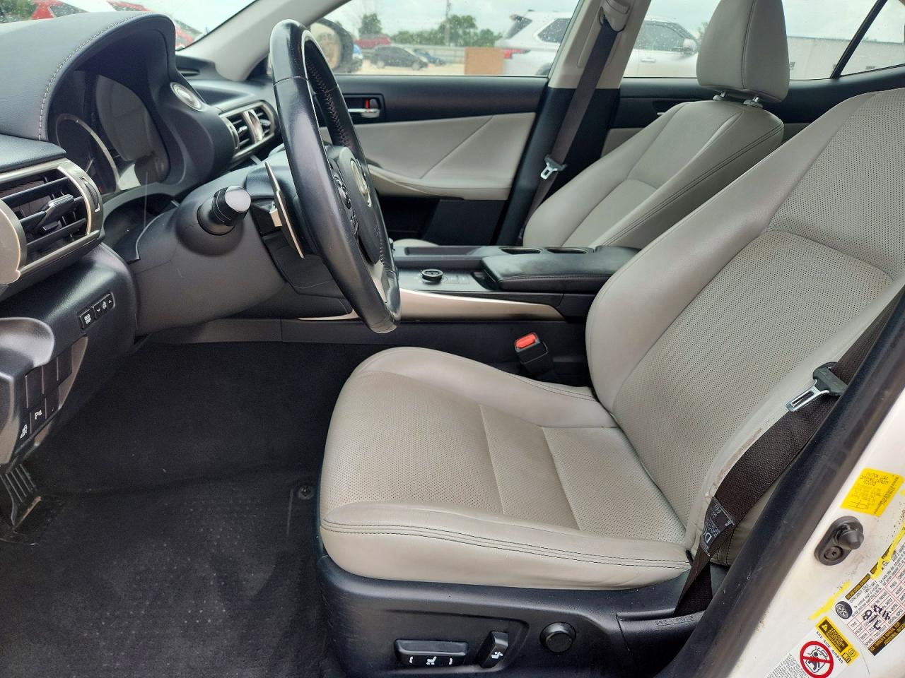 2015 Lexus Is 250 White vin: JTHBF1D29F5046526