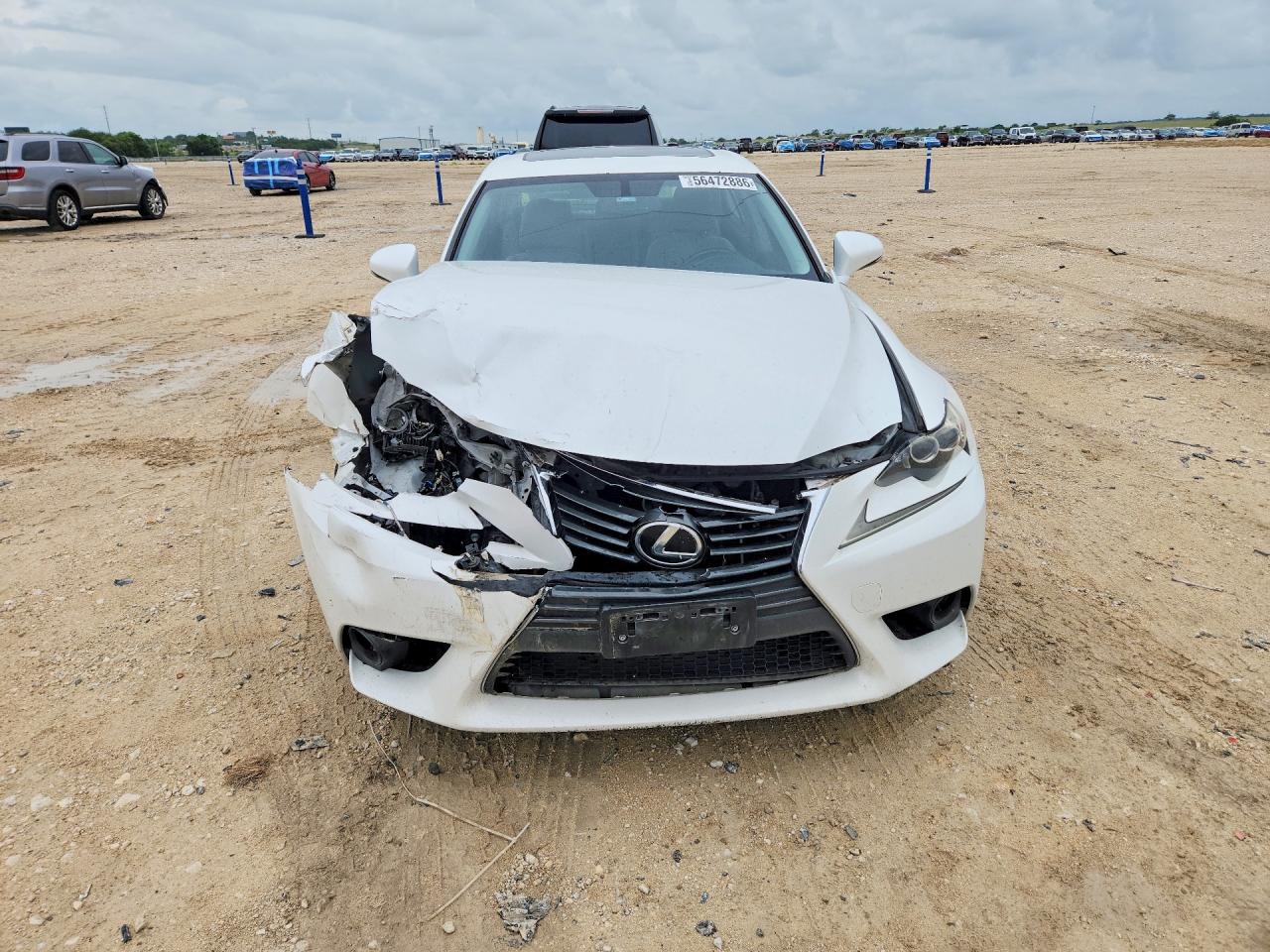 2015 Lexus Is 250 White vin: JTHBF1D29F5046526