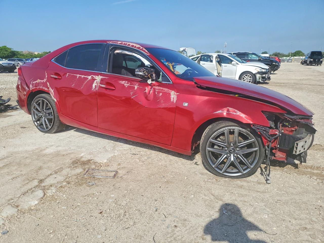 2015 Lexus Is 250 Burgundy vin: JTHBF1D29F5047403