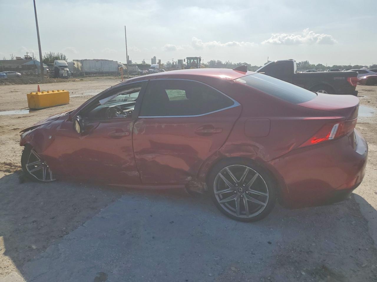 2015 Lexus Is 250 Burgundy vin: JTHBF1D29F5047403