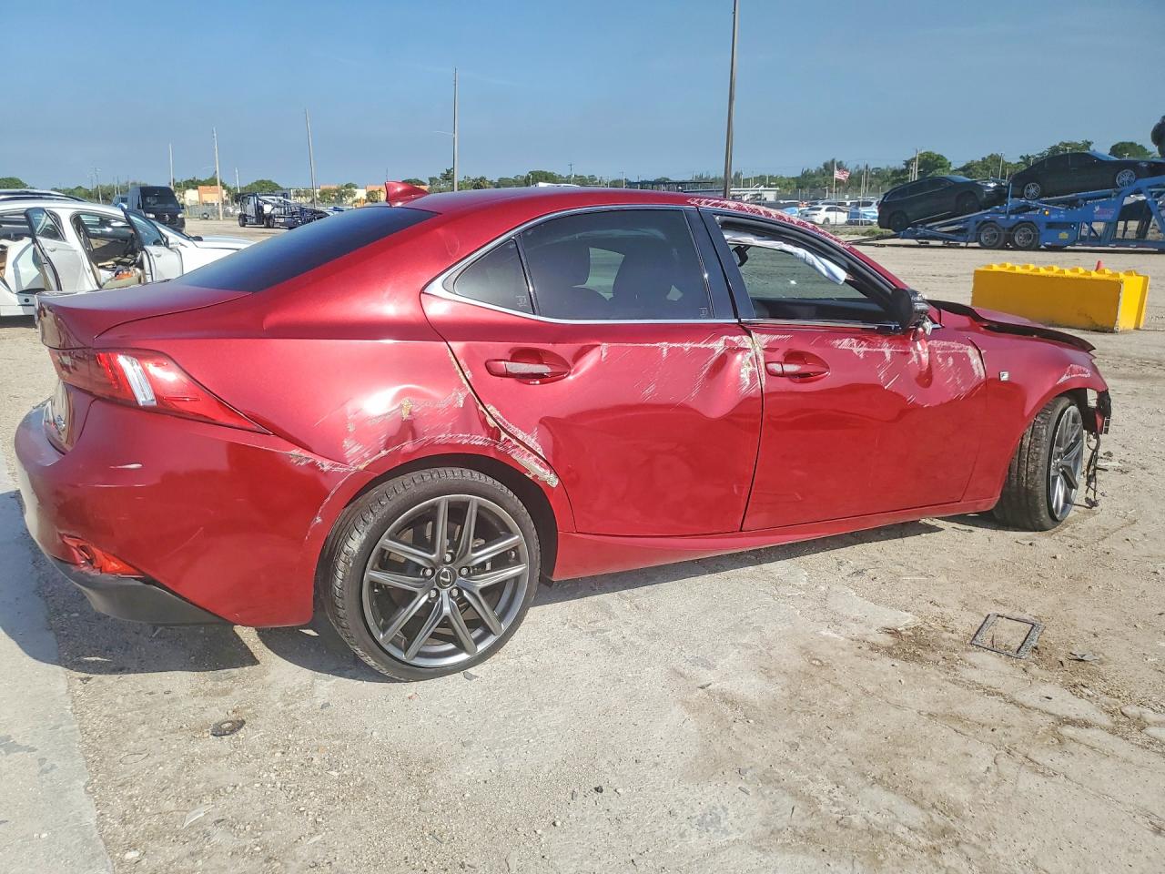 2015 Lexus Is 250 Burgundy vin: JTHBF1D29F5047403