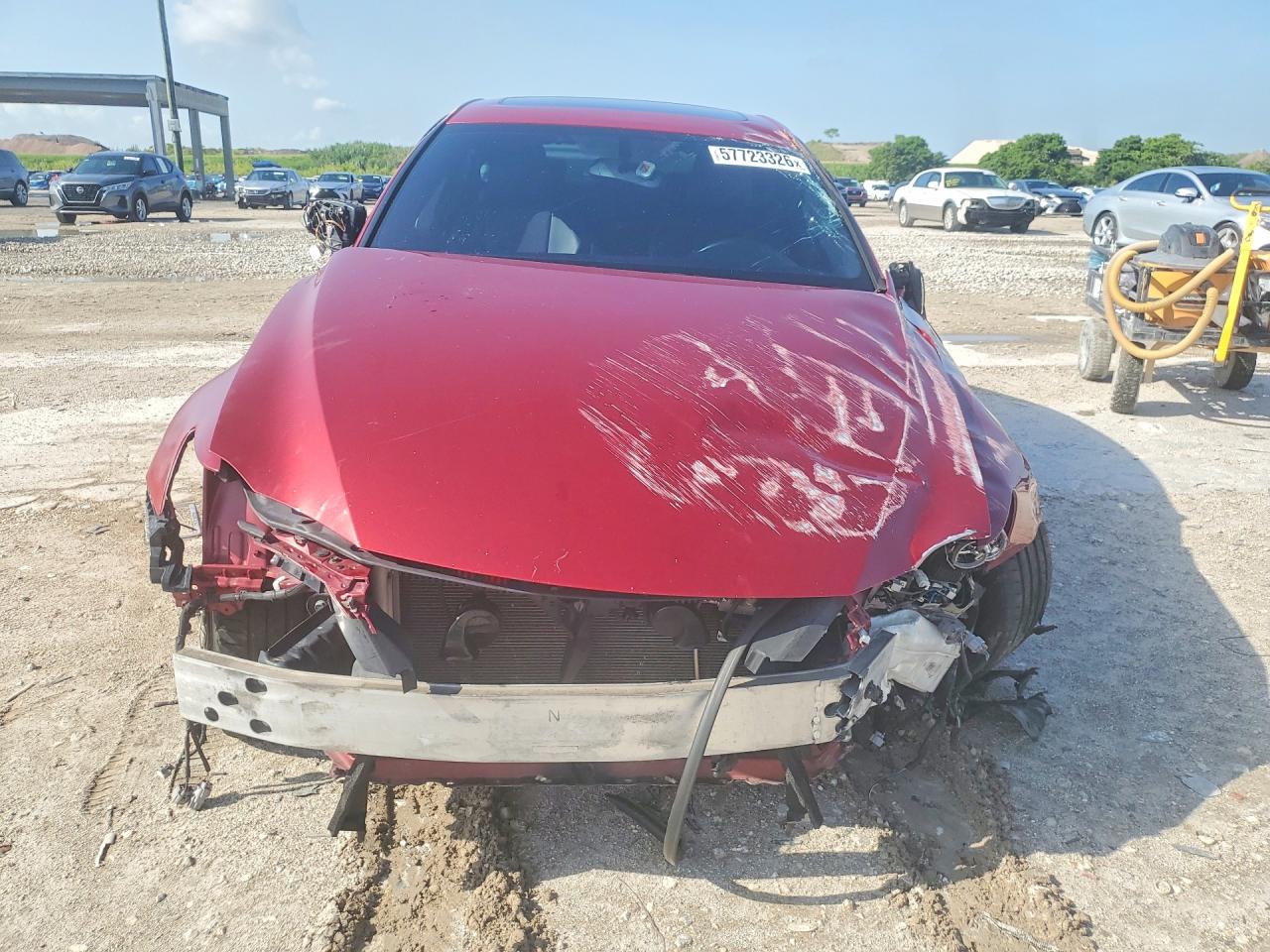 2015 Lexus Is 250 Burgundy vin: JTHBF1D29F5047403