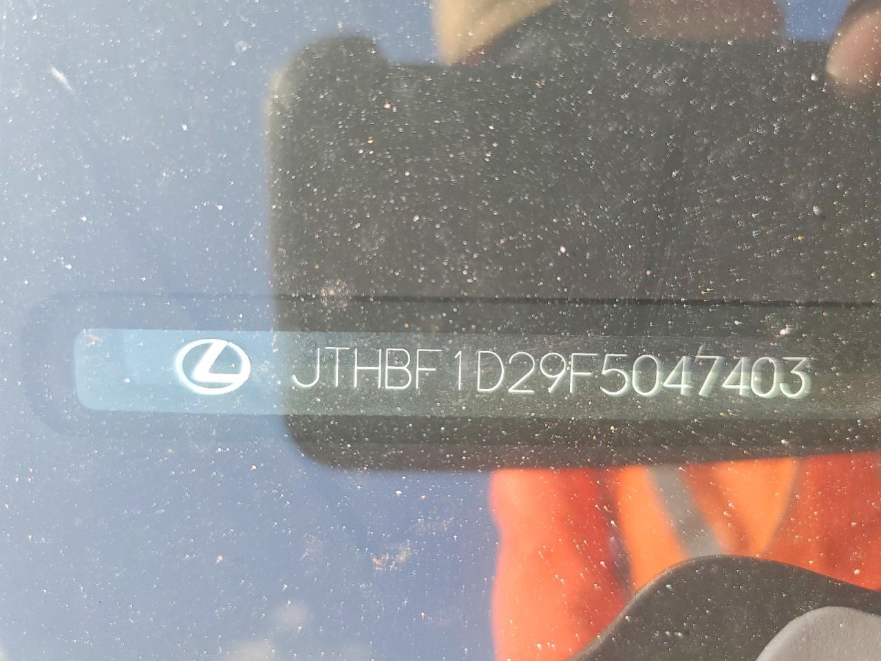 2015 Lexus Is 250 Burgundy vin: JTHBF1D29F5047403