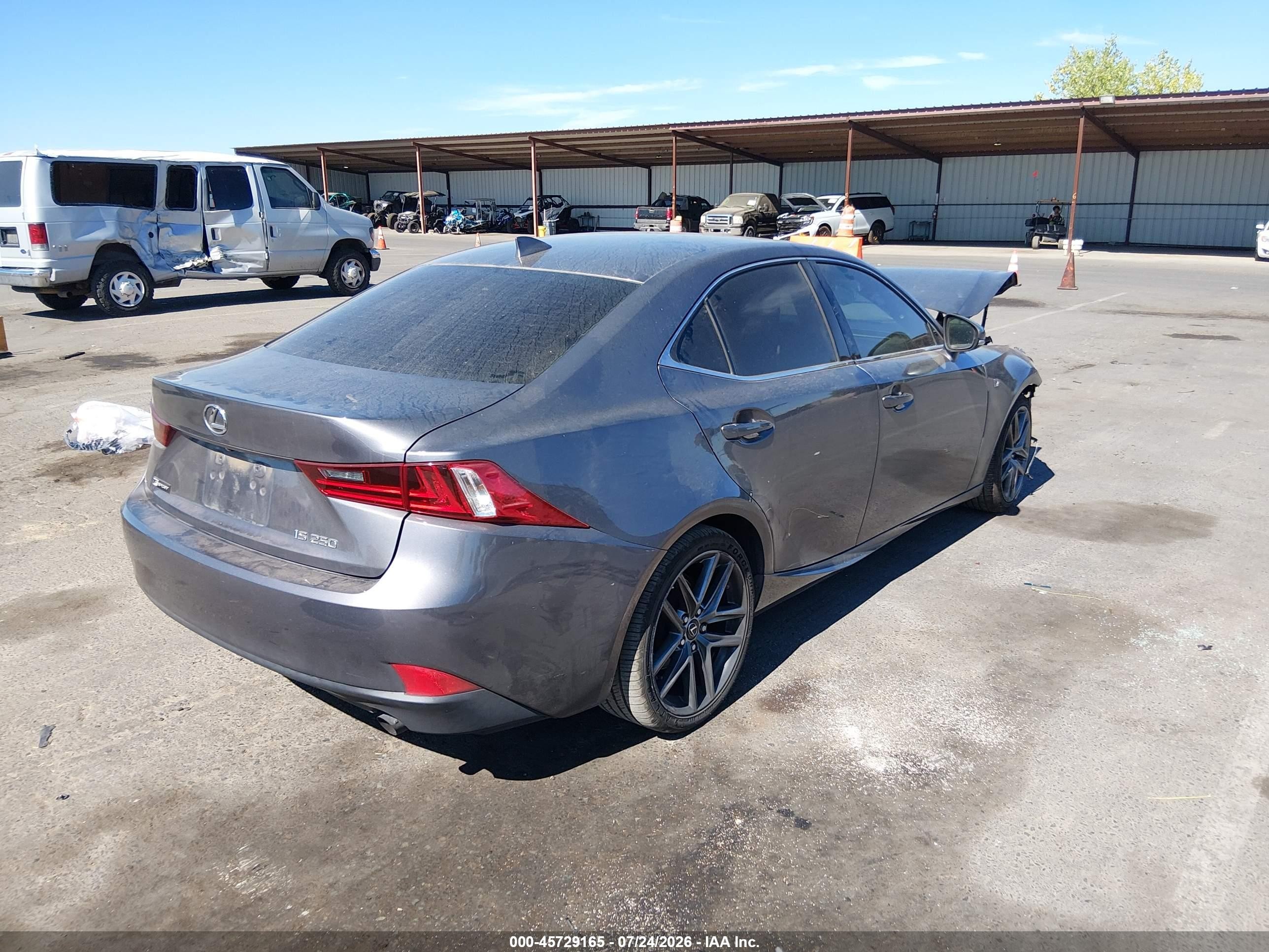 2015 Lexus Is 250   Gray vin: JTHBF1D29F5053329