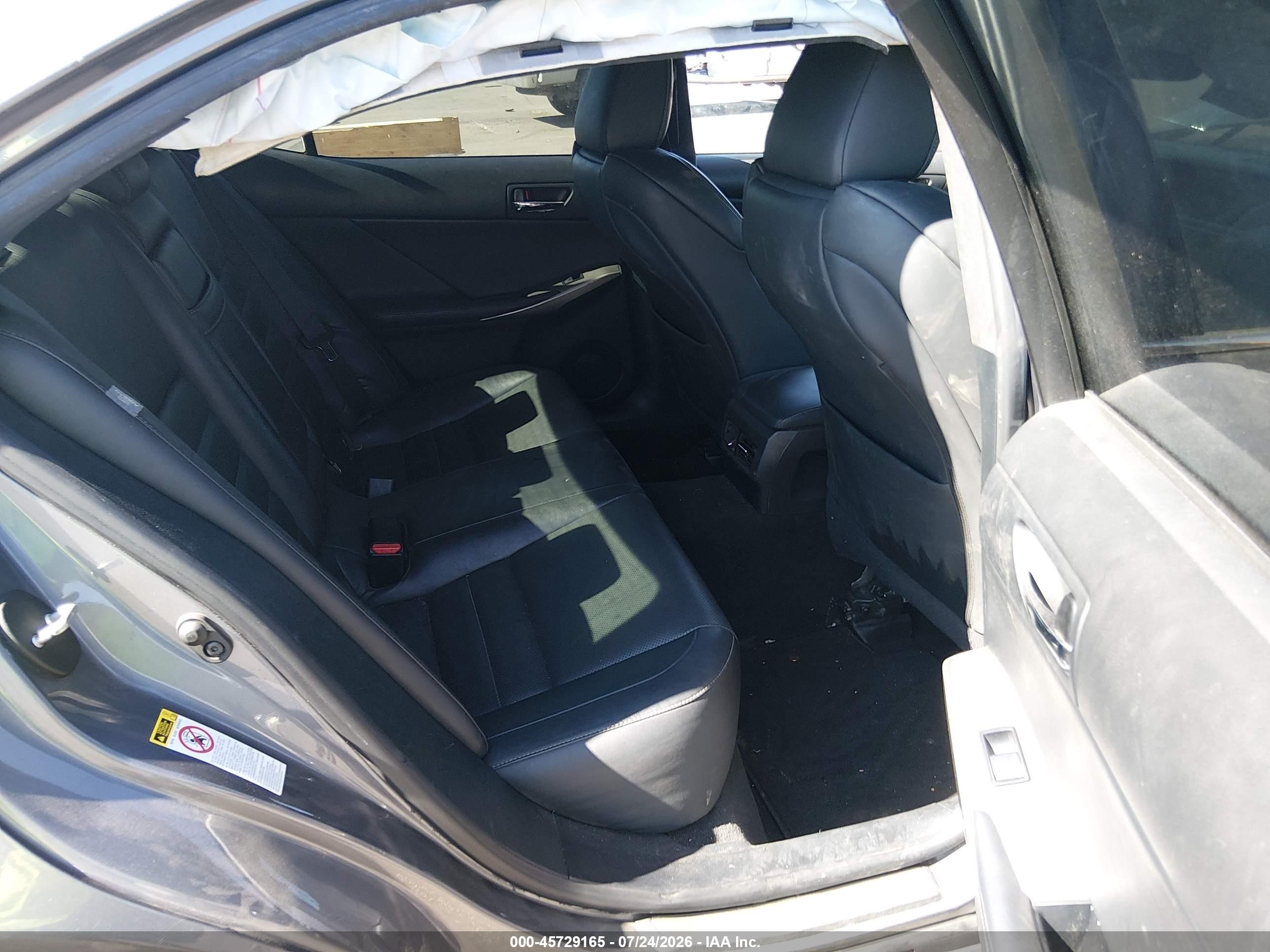 2015 Lexus Is 250   Gray vin: JTHBF1D29F5053329