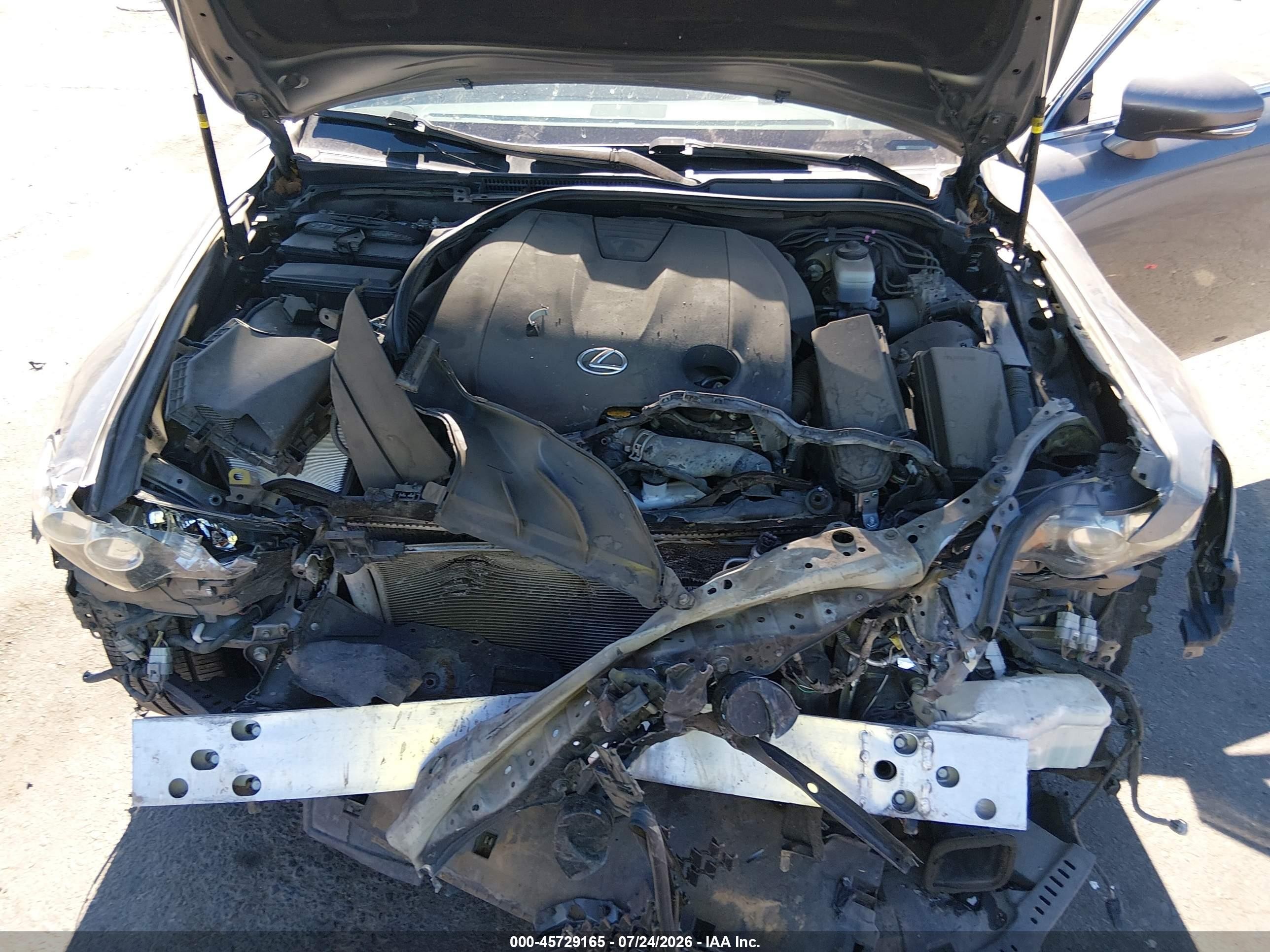 2015 Lexus Is 250   Gray vin: JTHBF1D29F5053329