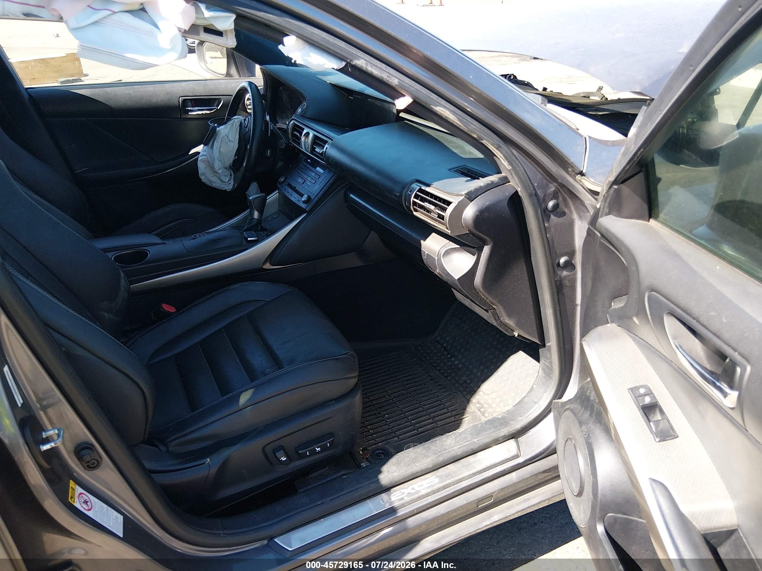 2015 Lexus Is 250   Gray vin: JTHBF1D29F5053329