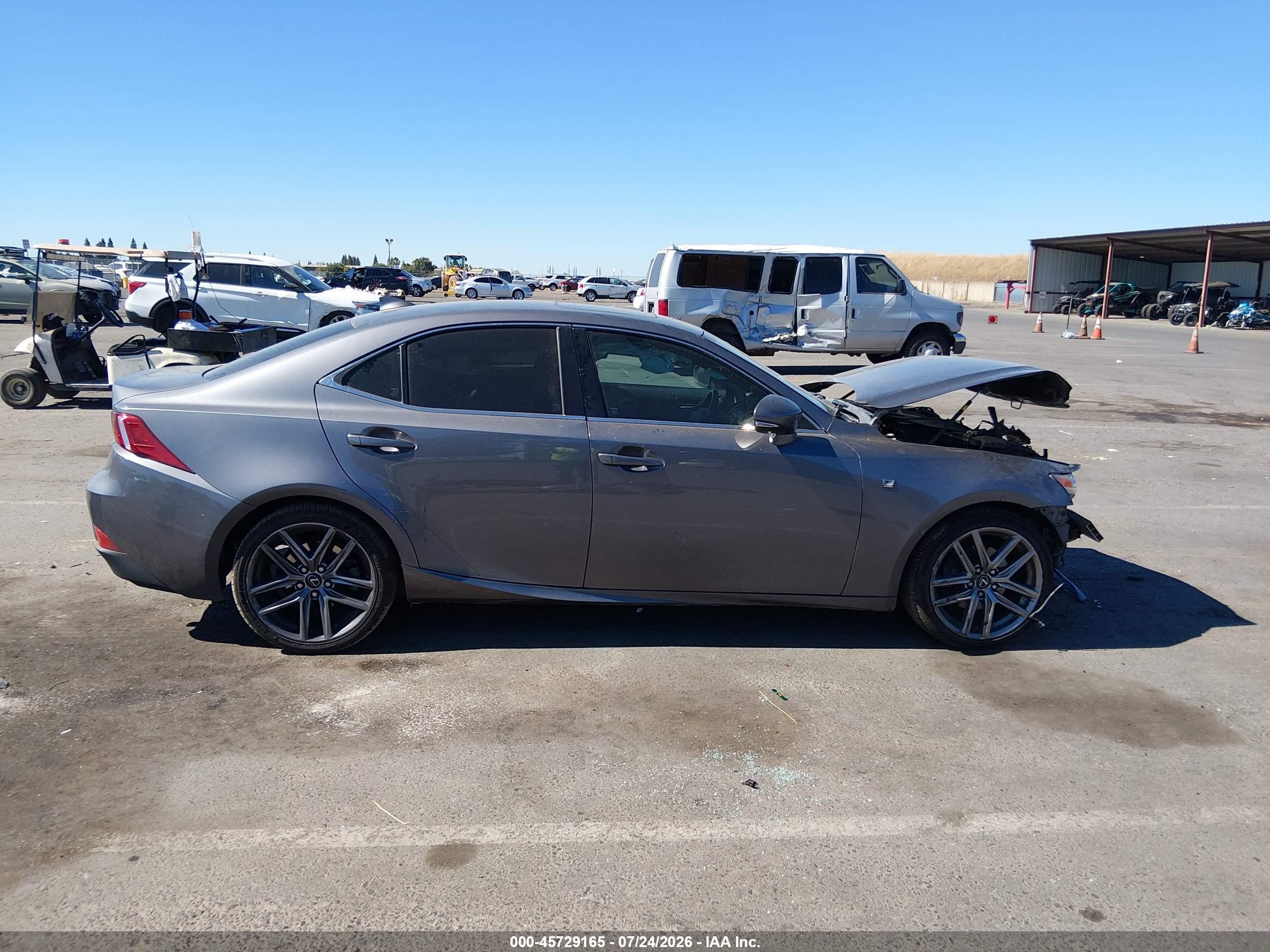 2015 Lexus Is 250   Gray vin: JTHBF1D29F5053329