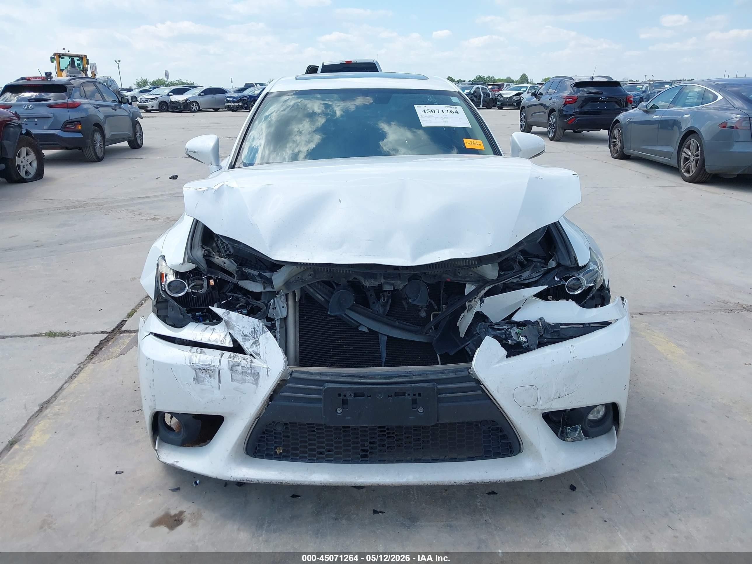 2015 Lexus Is 250   White vin: JTHBF1D29F5053864