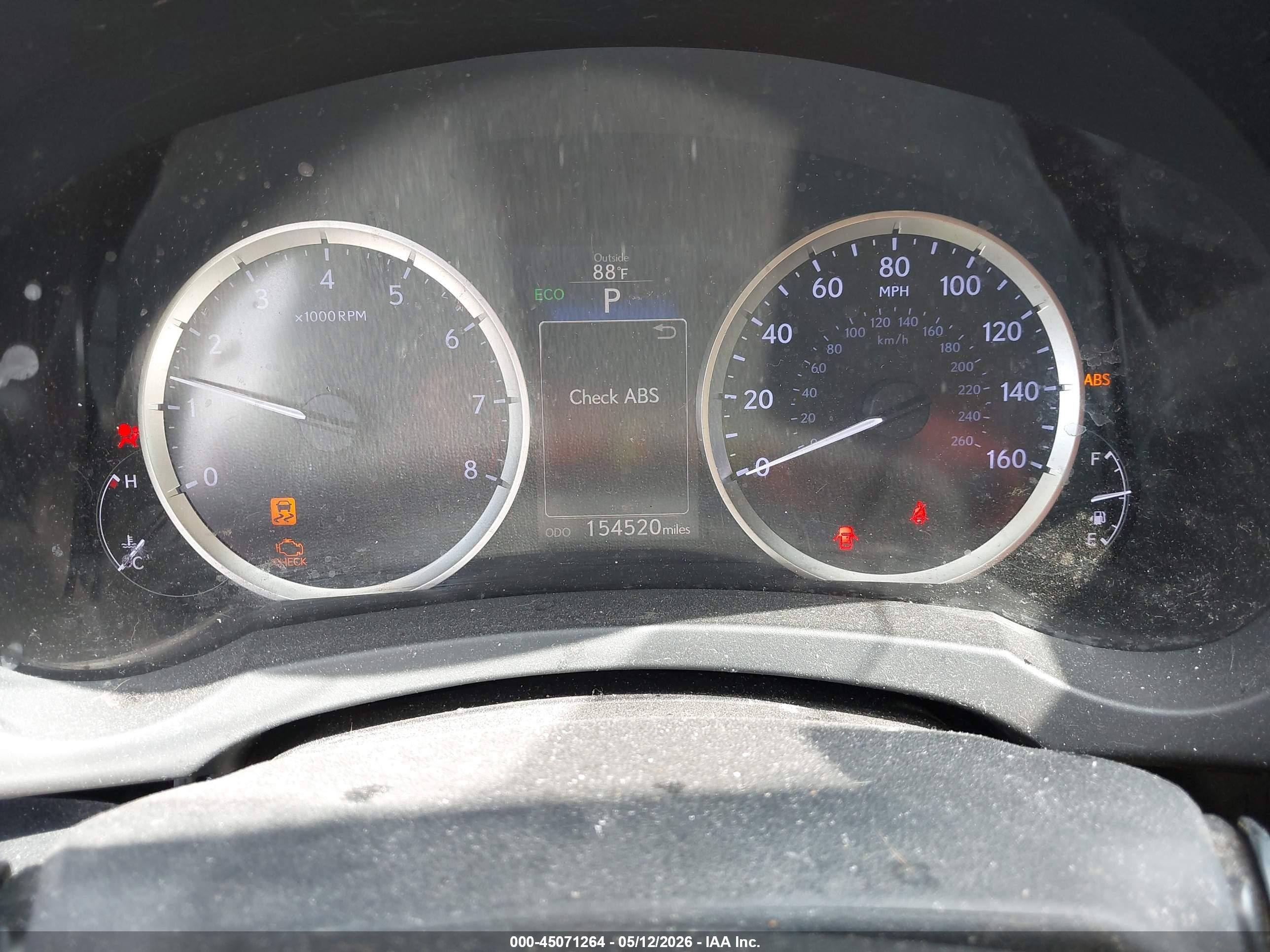 2015 Lexus Is 250   White vin: JTHBF1D29F5053864