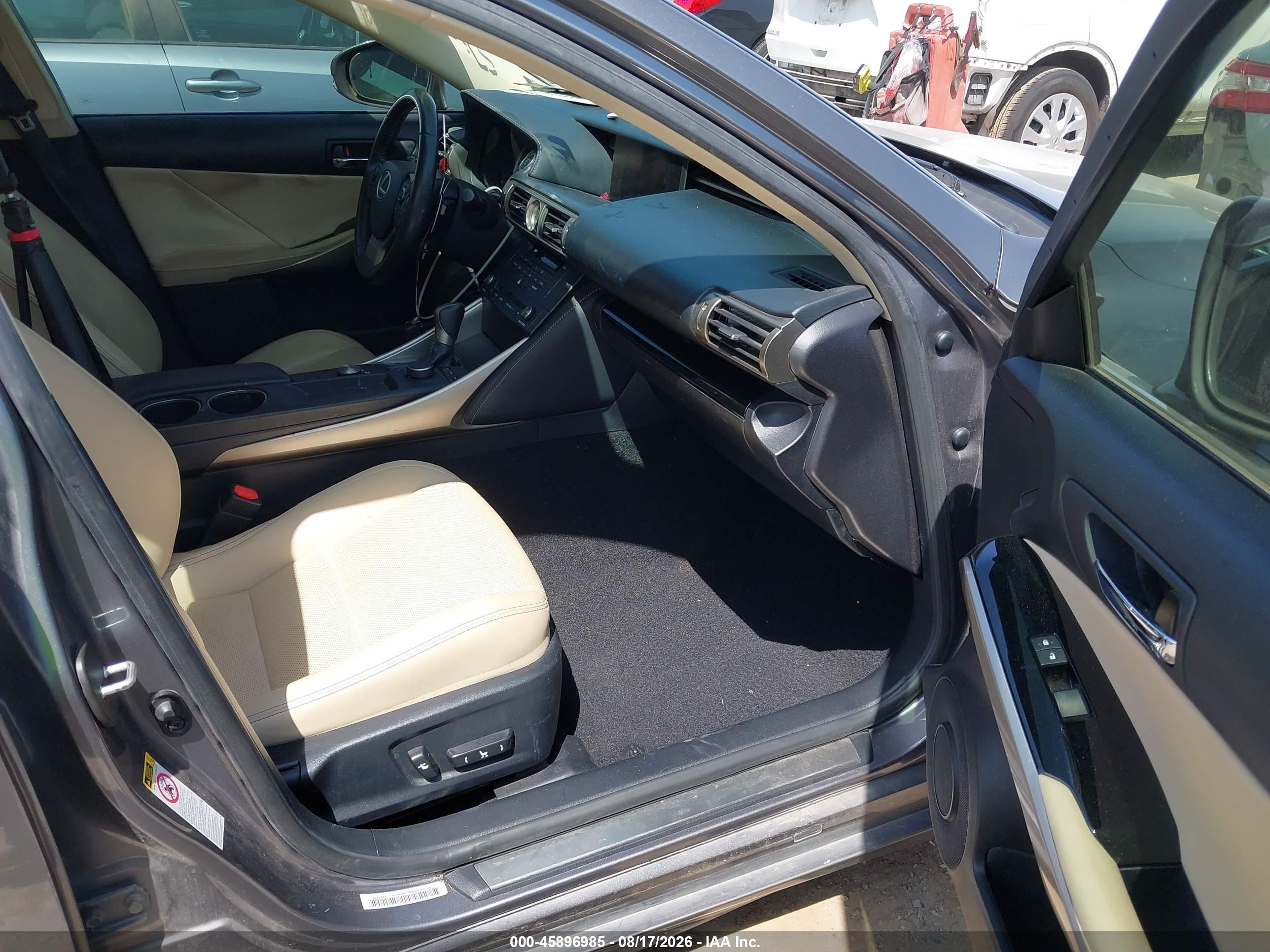2015 Lexus Is 250 Brown vin: JTHBF1D29F5055792