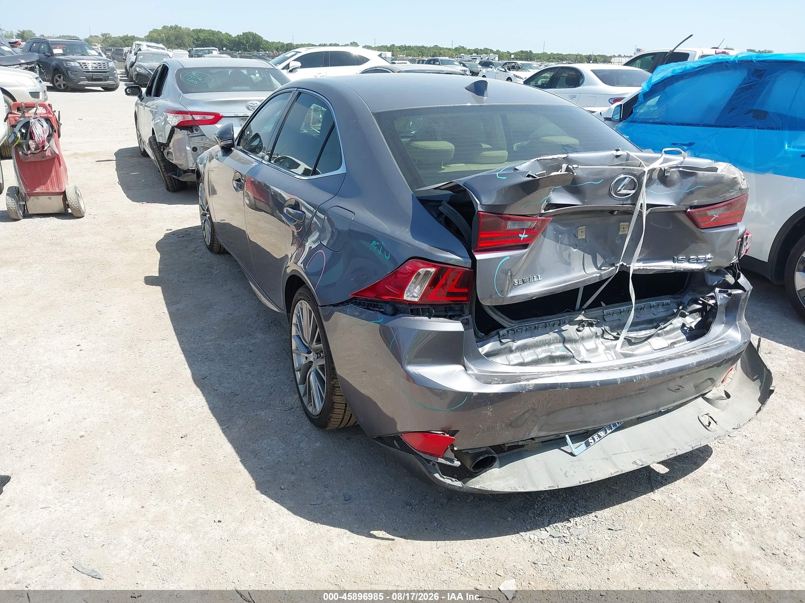 2015 Lexus Is 250 Brown vin: JTHBF1D29F5055792