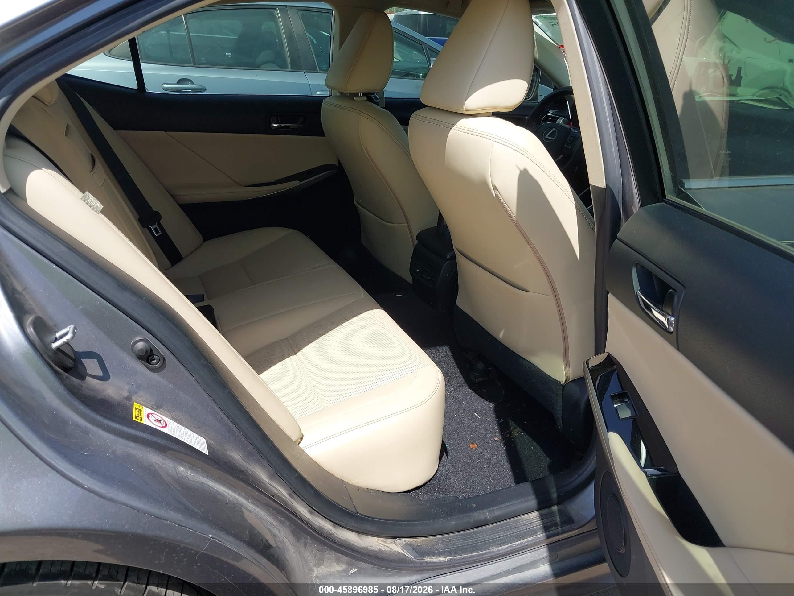 2015 Lexus Is 250 Brown vin: JTHBF1D29F5055792