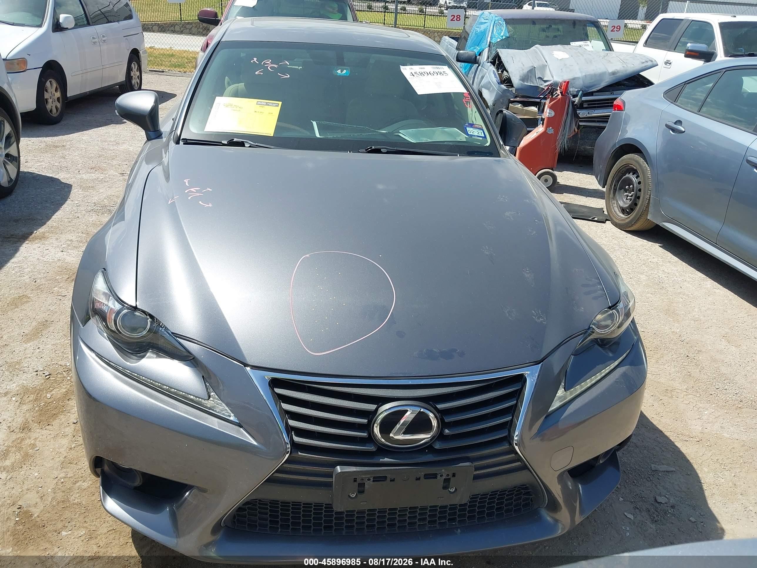 2015 Lexus Is 250 Brown vin: JTHBF1D29F5055792