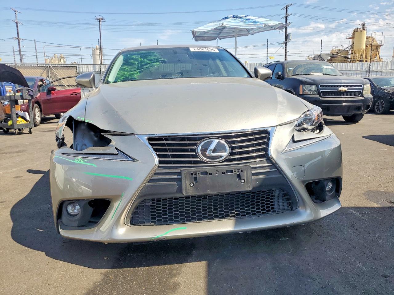 2015 Lexus Is 250 Gray vin: JTHBF1D29F5071216