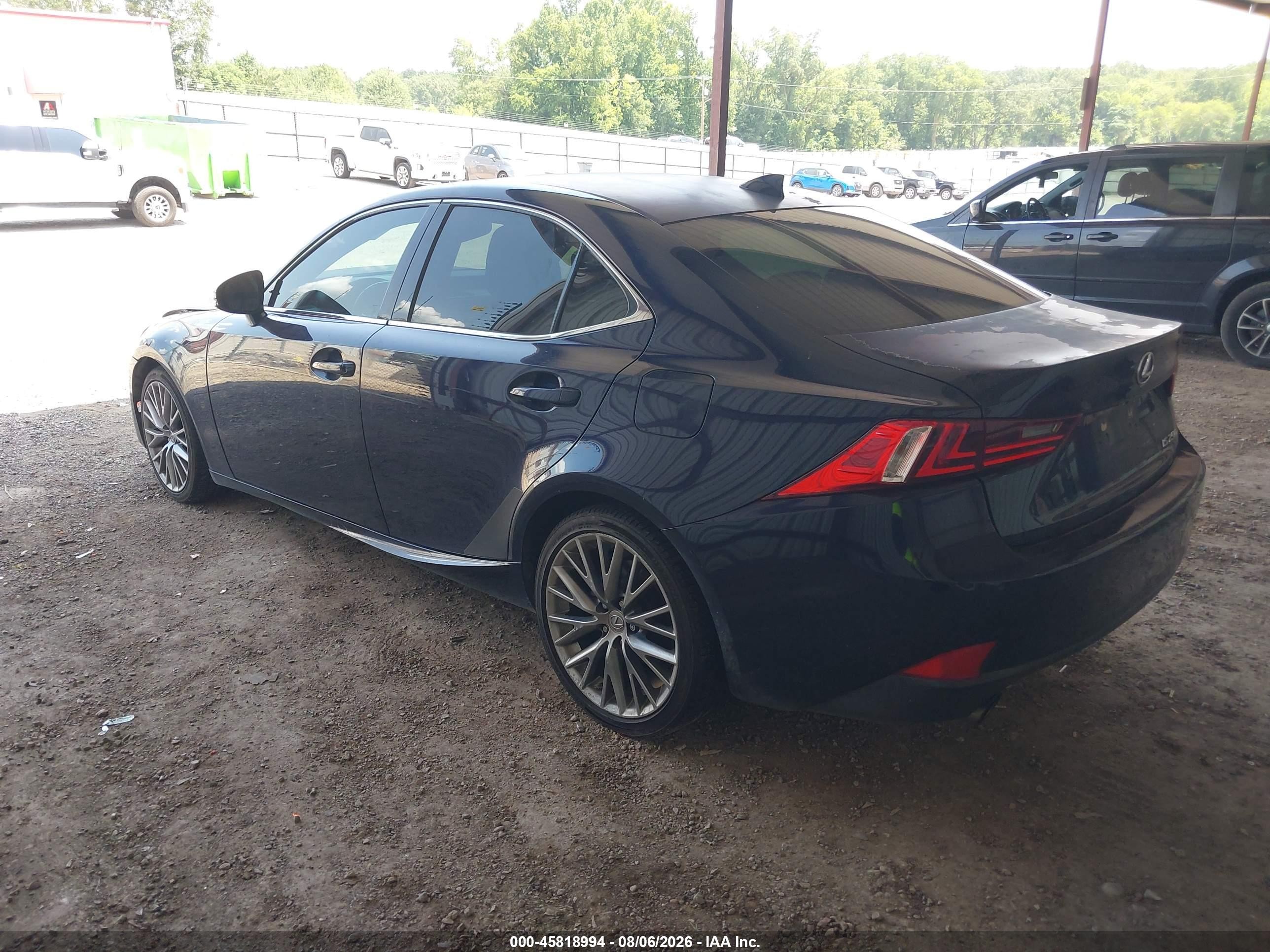 2014 Lexus Is 250   Dark Blue vin: JTHBF1D2XE5008219