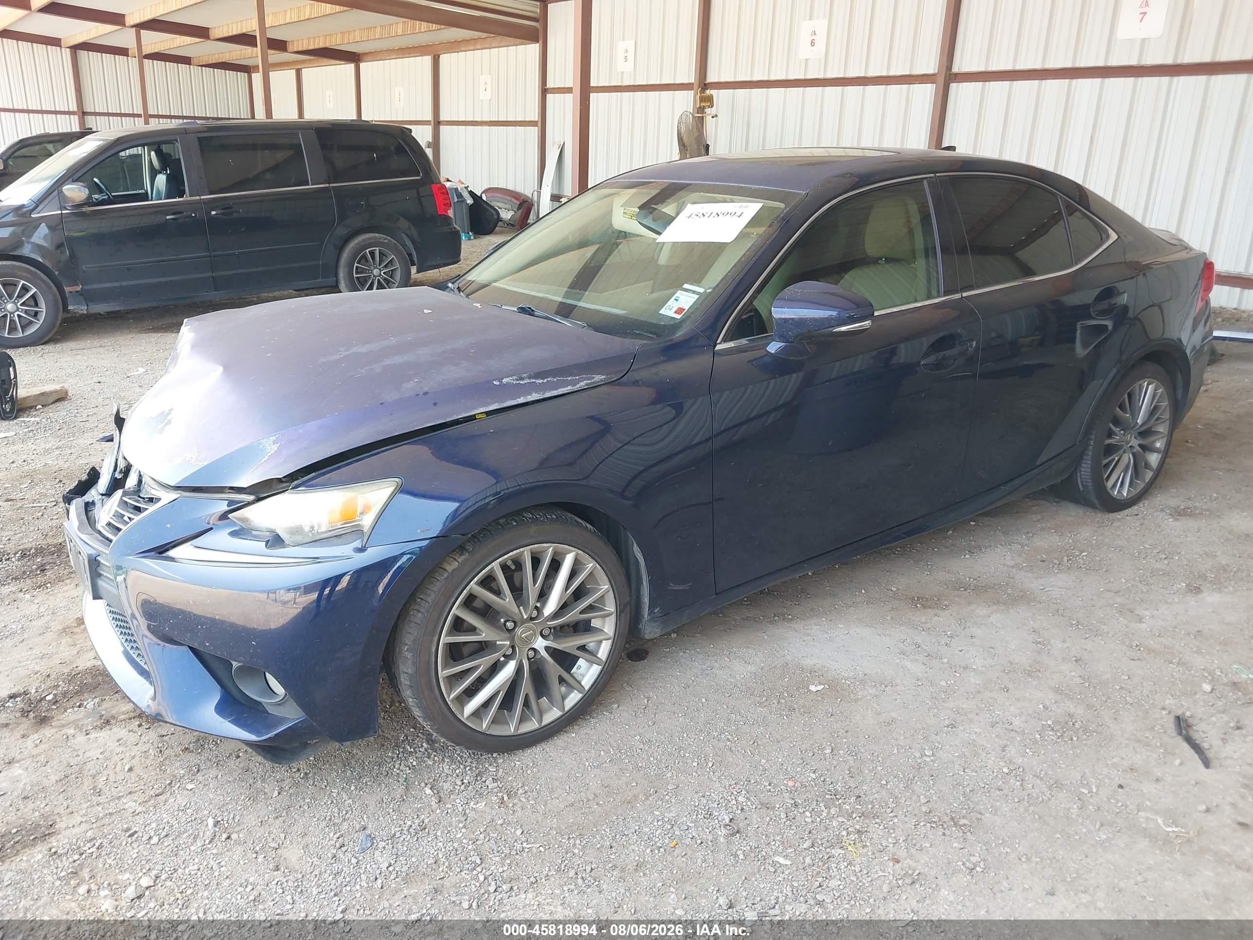 2014 Lexus Is 250   Dark Blue vin: JTHBF1D2XE5008219