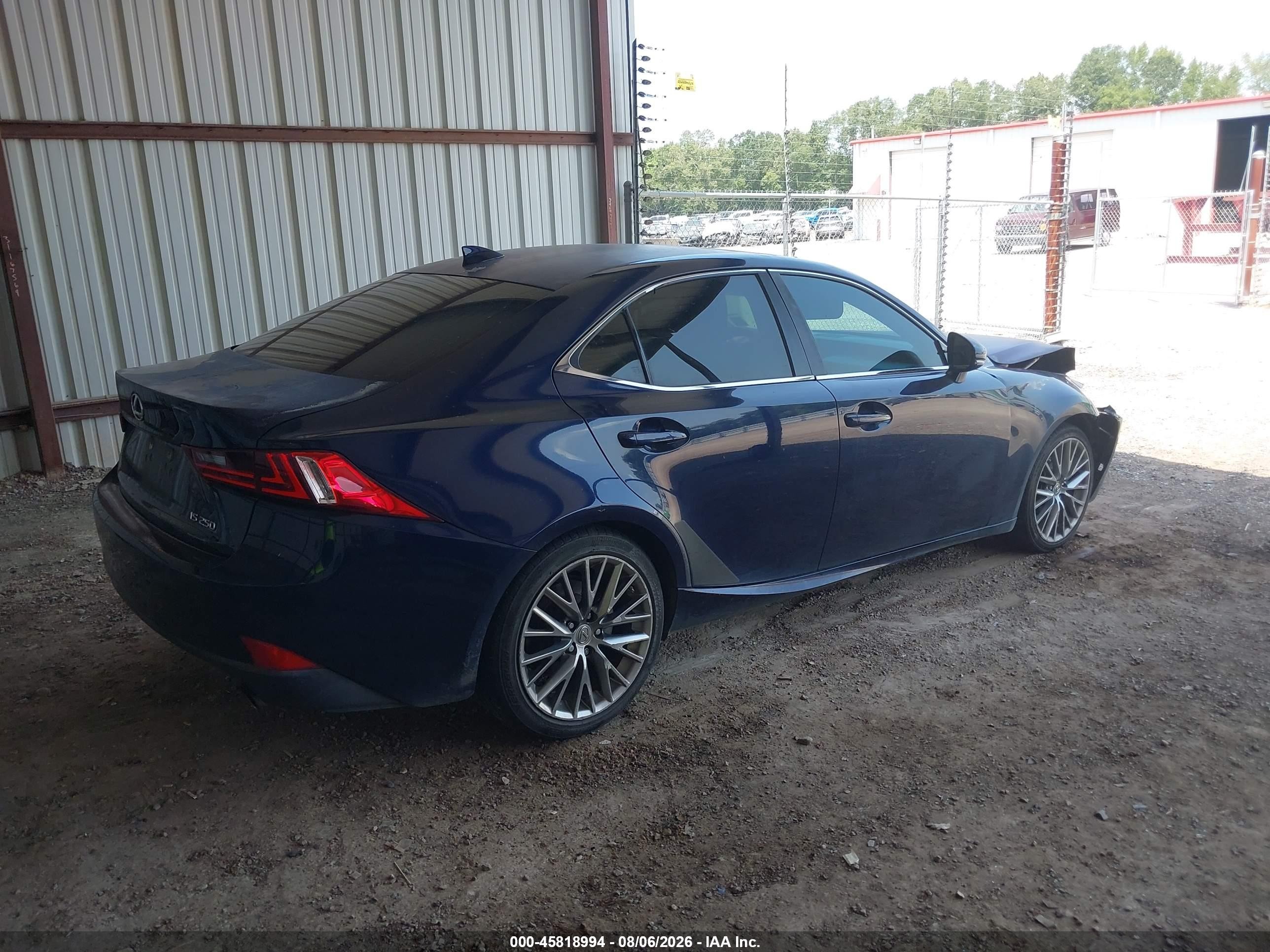 2014 Lexus Is 250   Dark Blue vin: JTHBF1D2XE5008219
