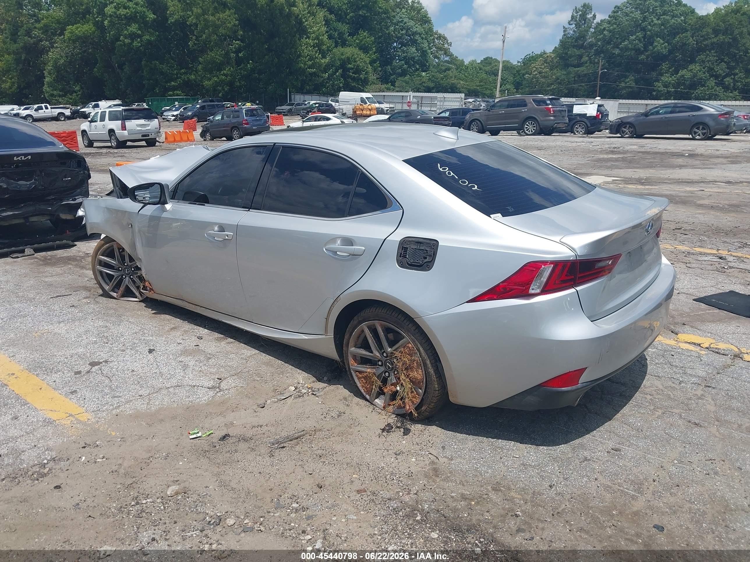 2014 Lexus Is 250   Silver vin: JTHBF1D2XE5008902