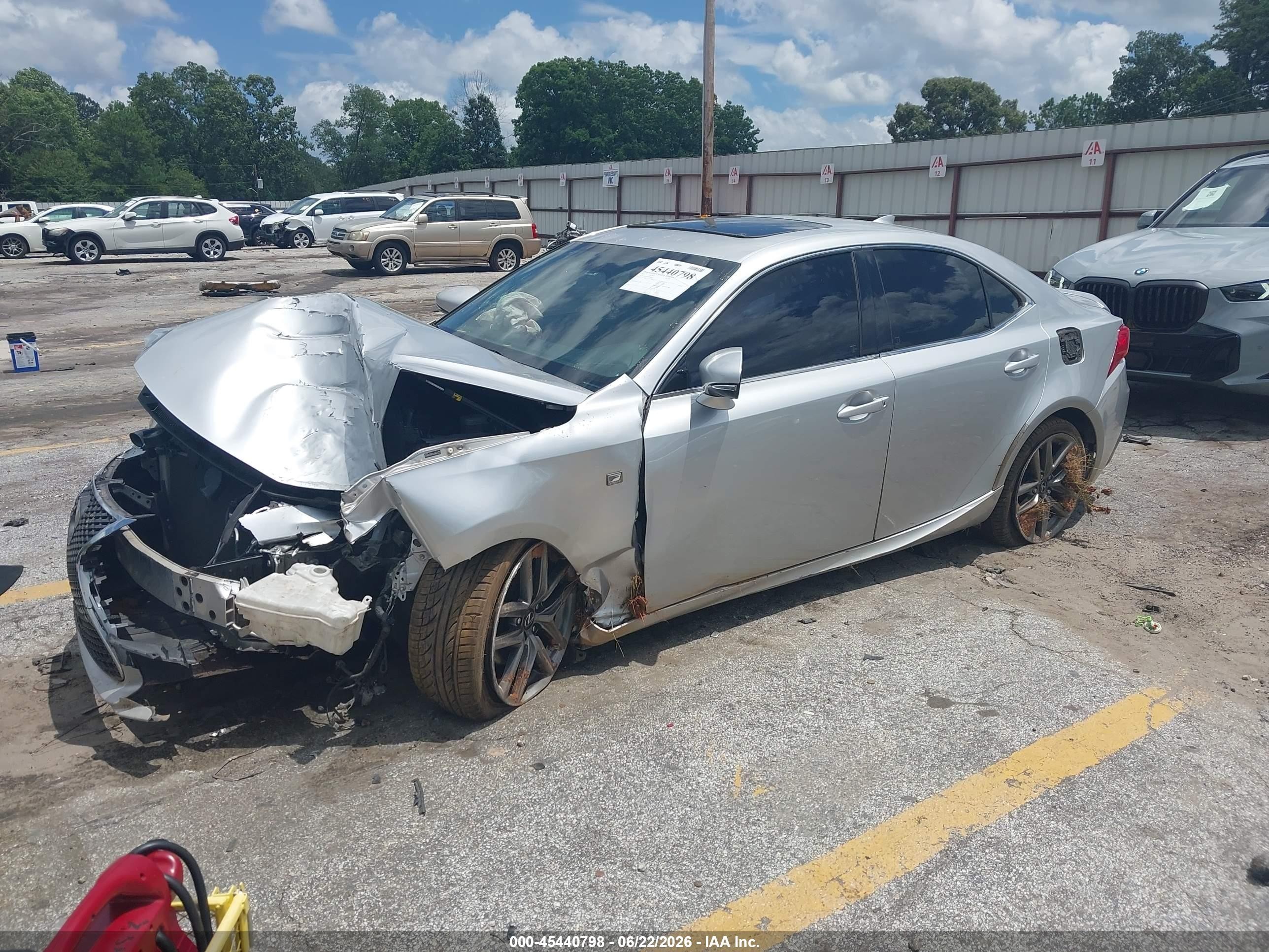 2014 Lexus Is 250   Silver vin: JTHBF1D2XE5008902