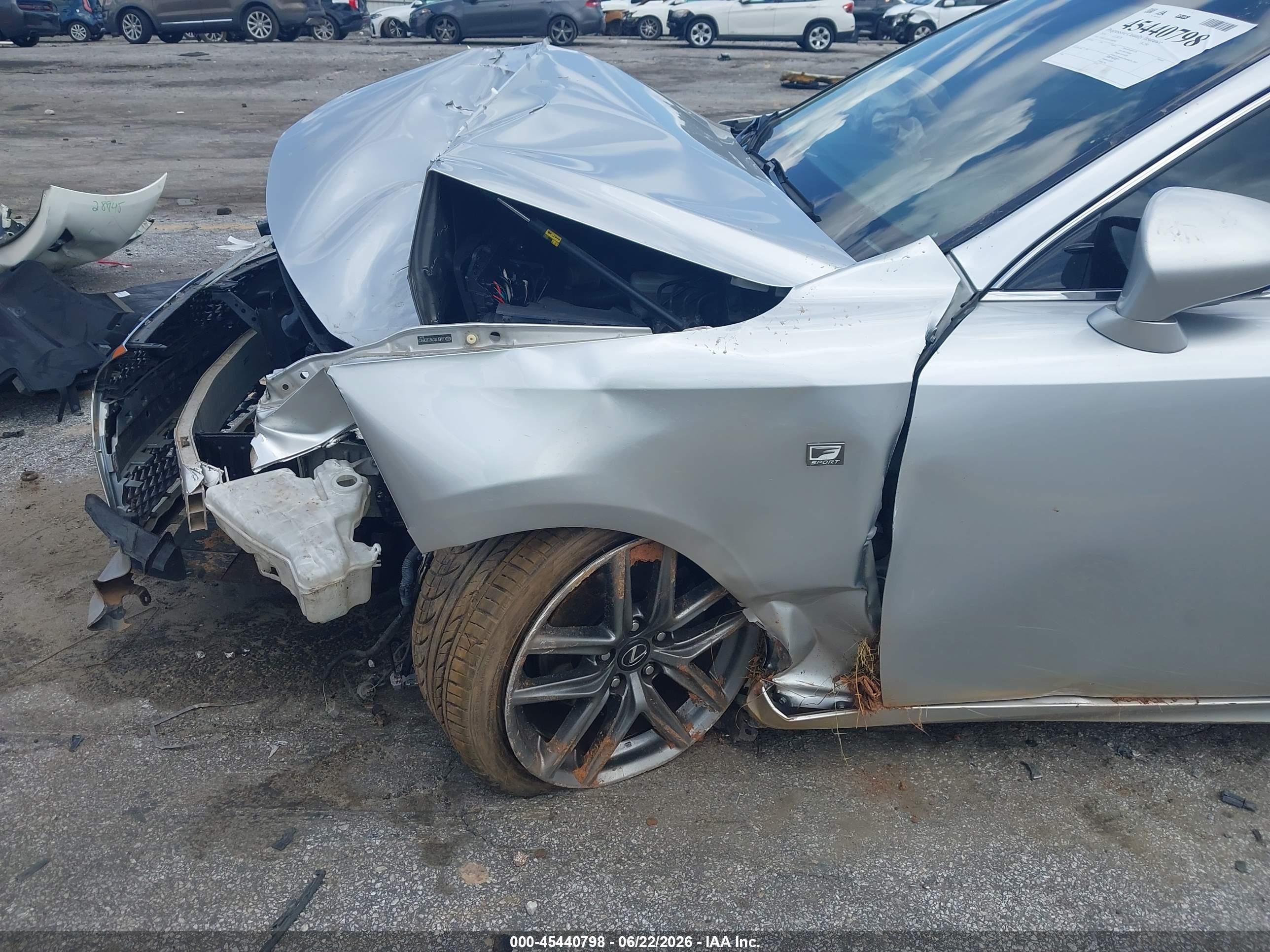 2014 Lexus Is 250   Silver vin: JTHBF1D2XE5008902