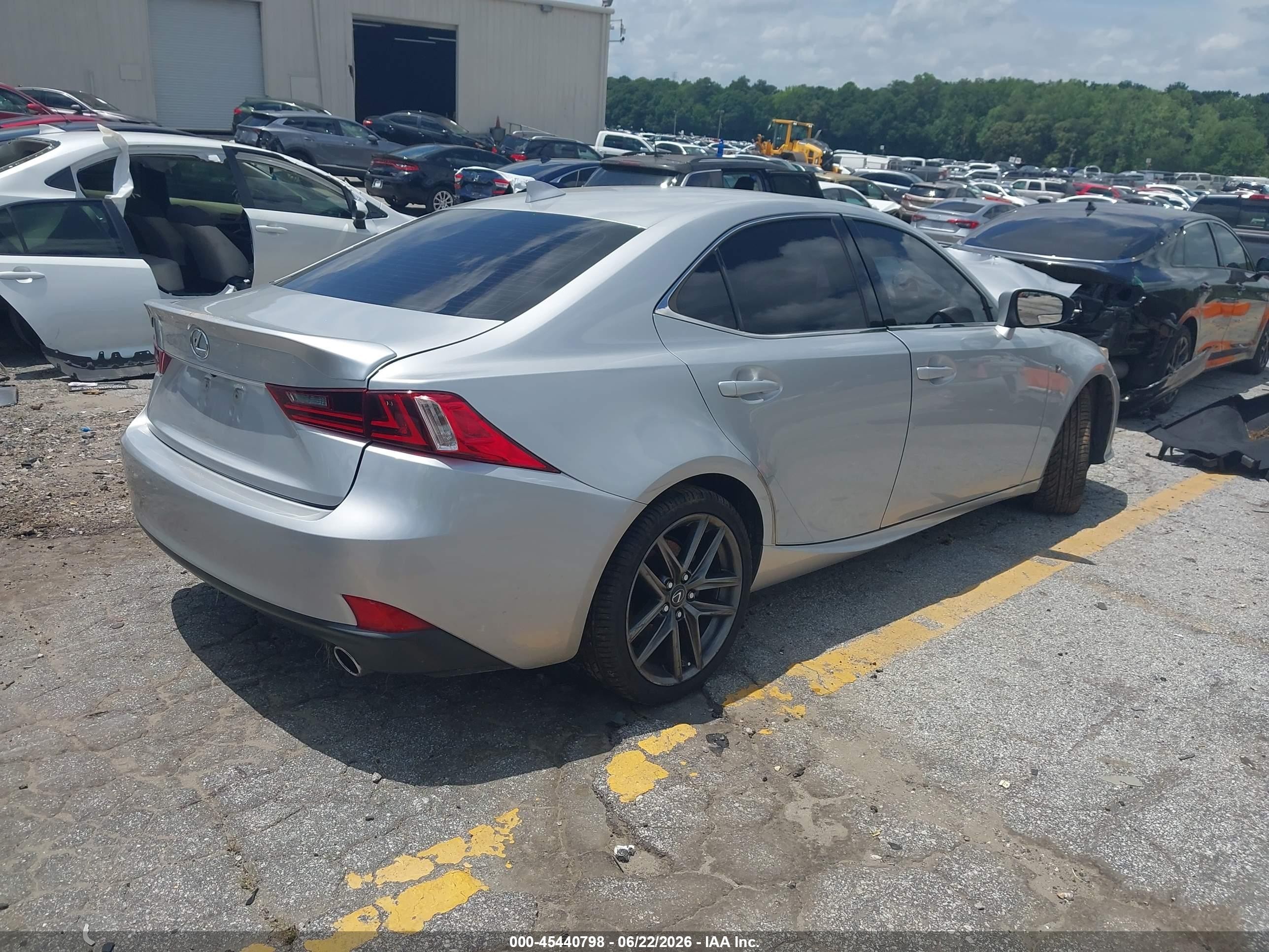 2014 Lexus Is 250   Silver vin: JTHBF1D2XE5008902