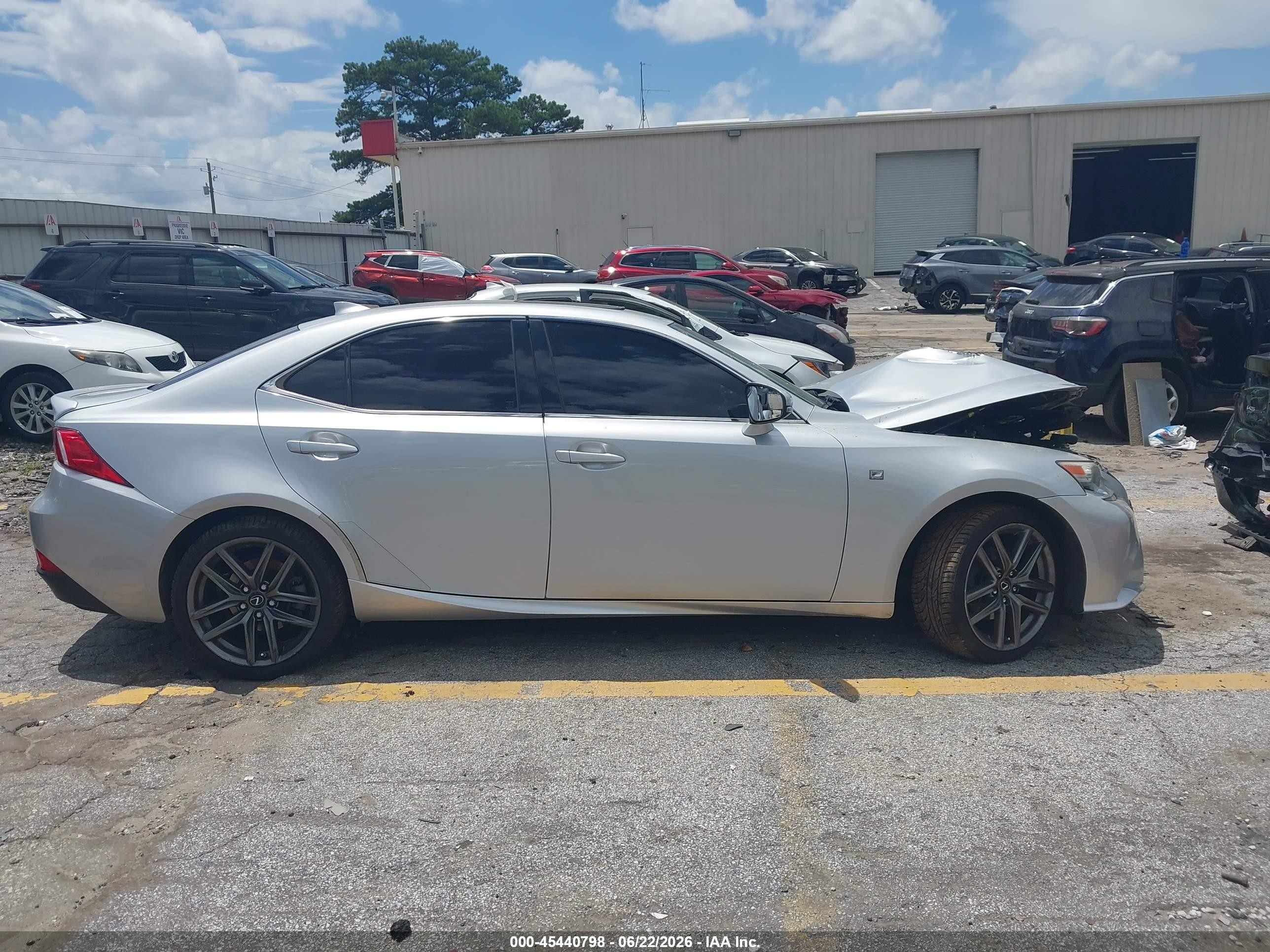 2014 Lexus Is 250   Silver vin: JTHBF1D2XE5008902