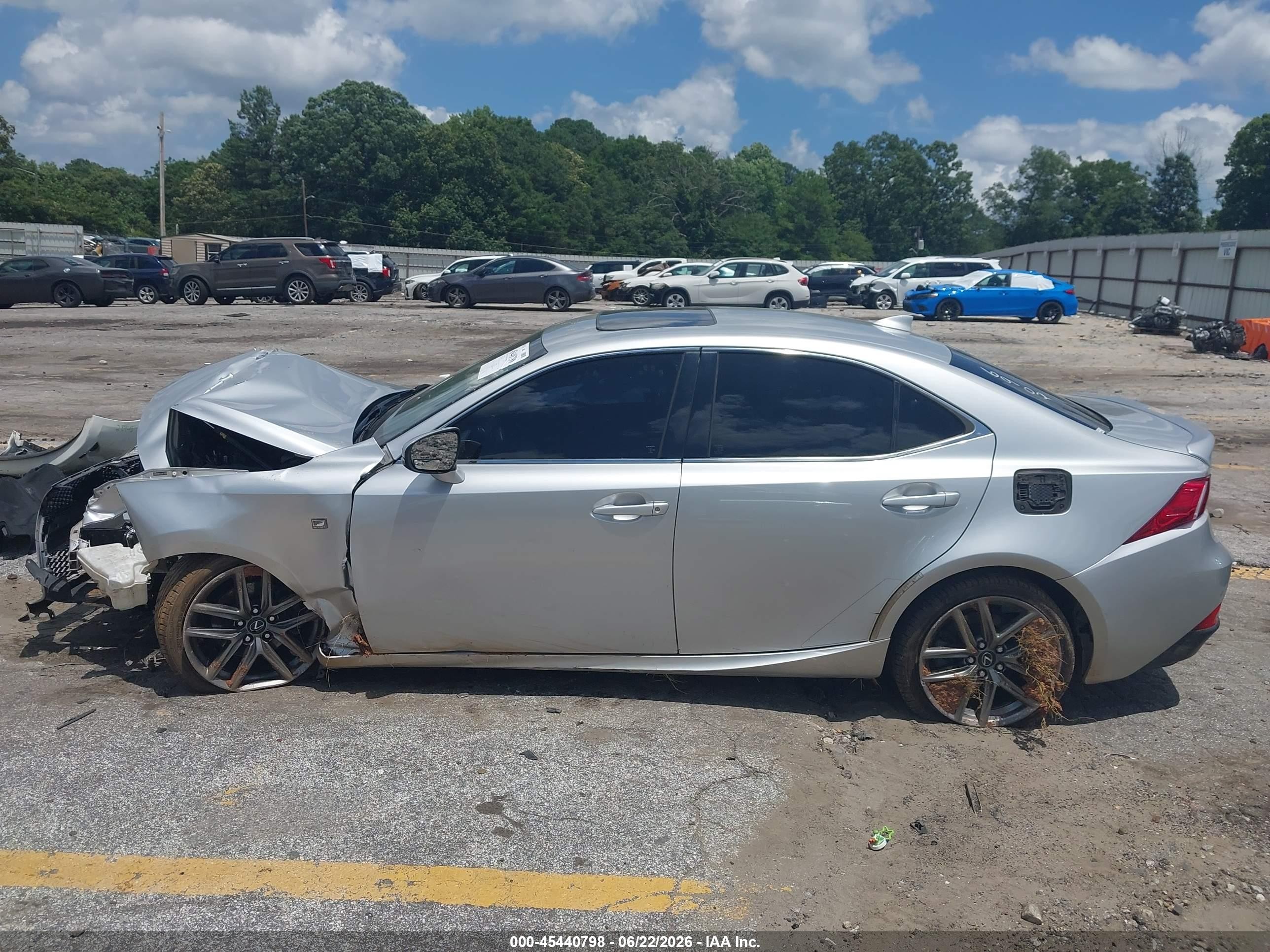 2014 Lexus Is 250   Silver vin: JTHBF1D2XE5008902