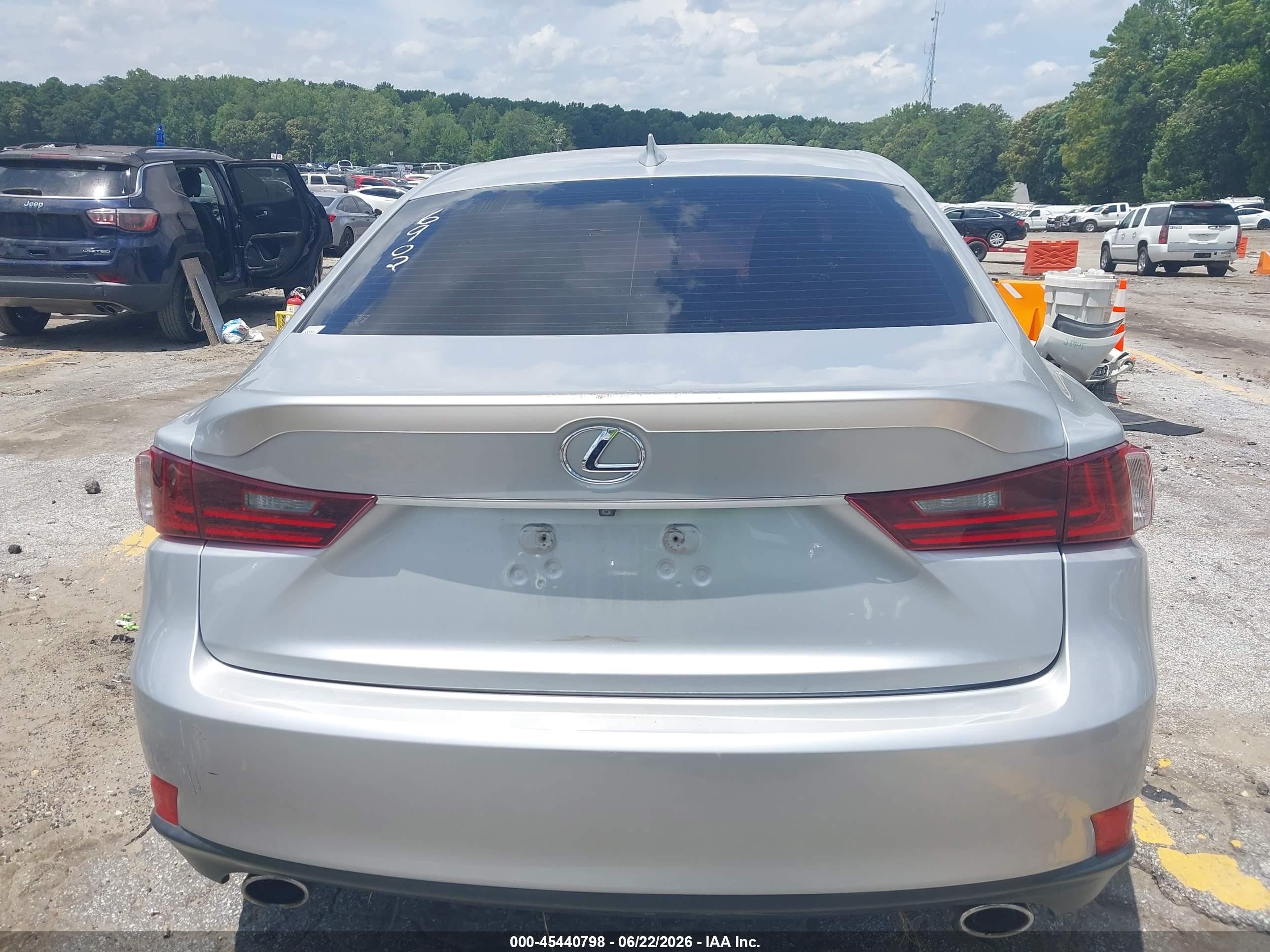 2014 Lexus Is 250   Silver vin: JTHBF1D2XE5008902