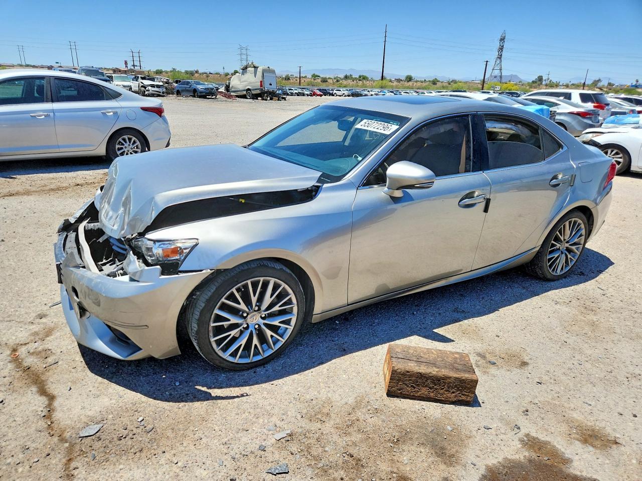 2014 Lexus Is 250 Silver vin: JTHBF1D2XE5026591