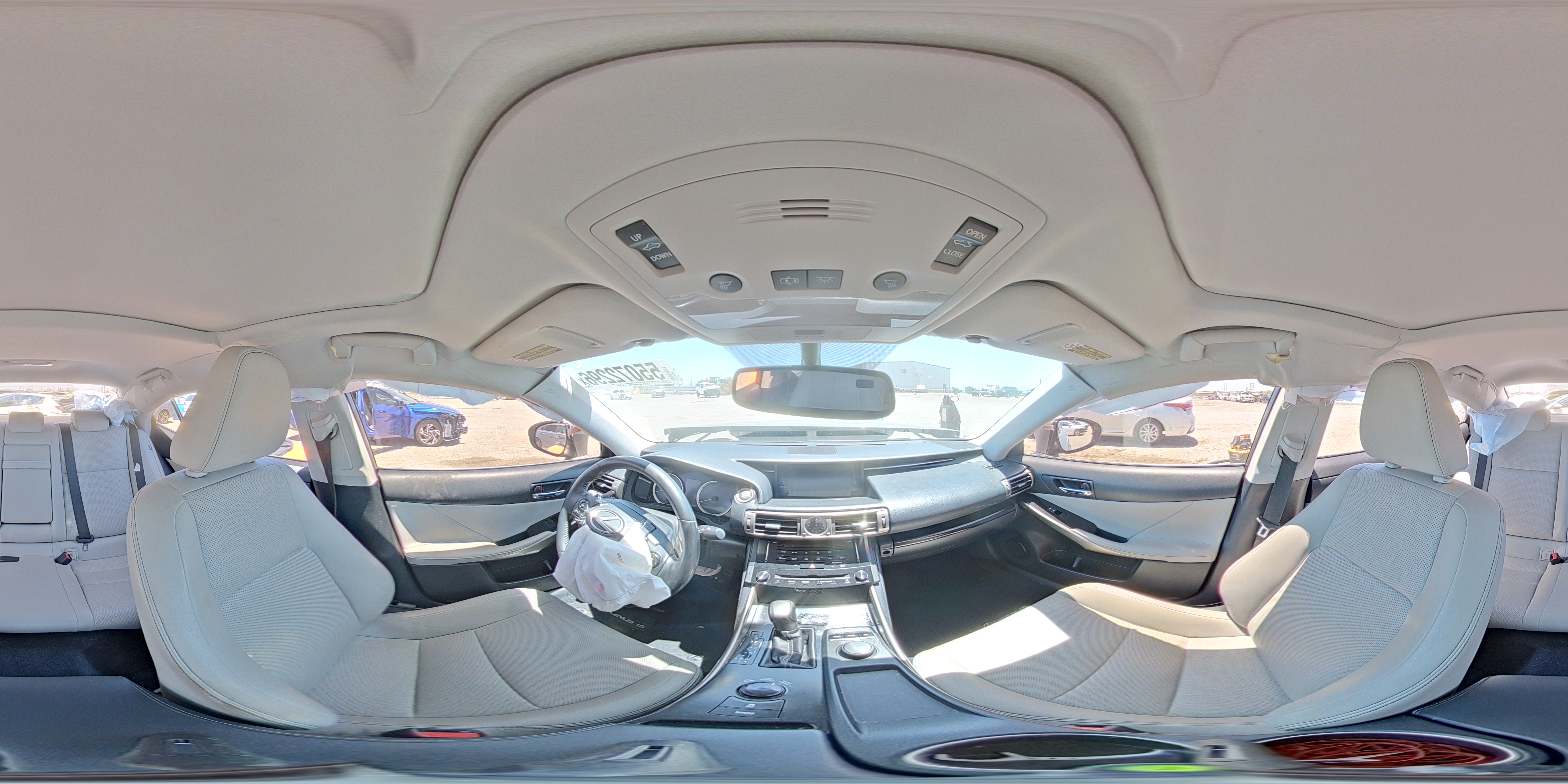 2014 Lexus Is 250 Silver vin: JTHBF1D2XE5026591