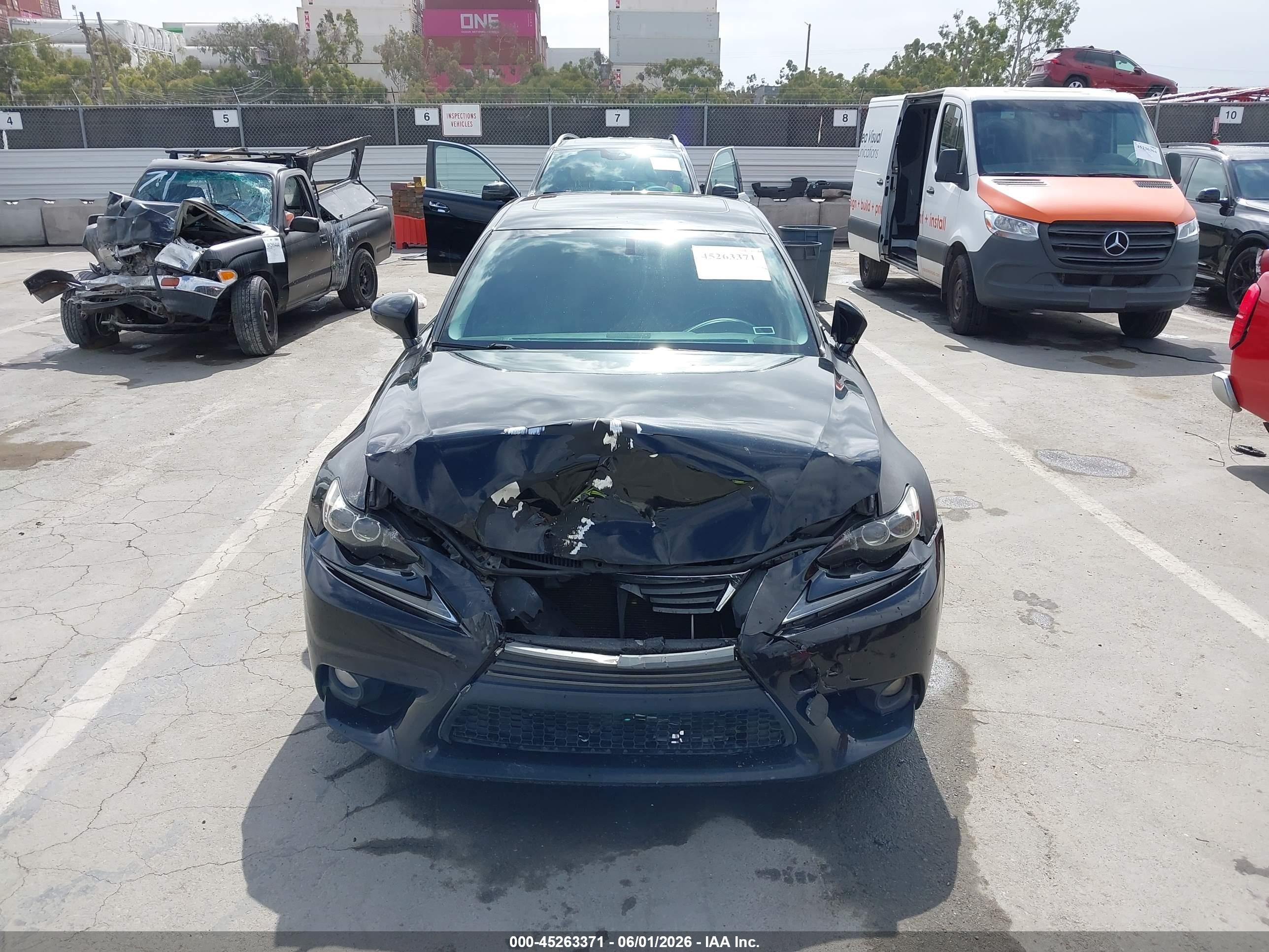 2014 Lexus Is 250   Black vin: JTHBF1D2XE5027448