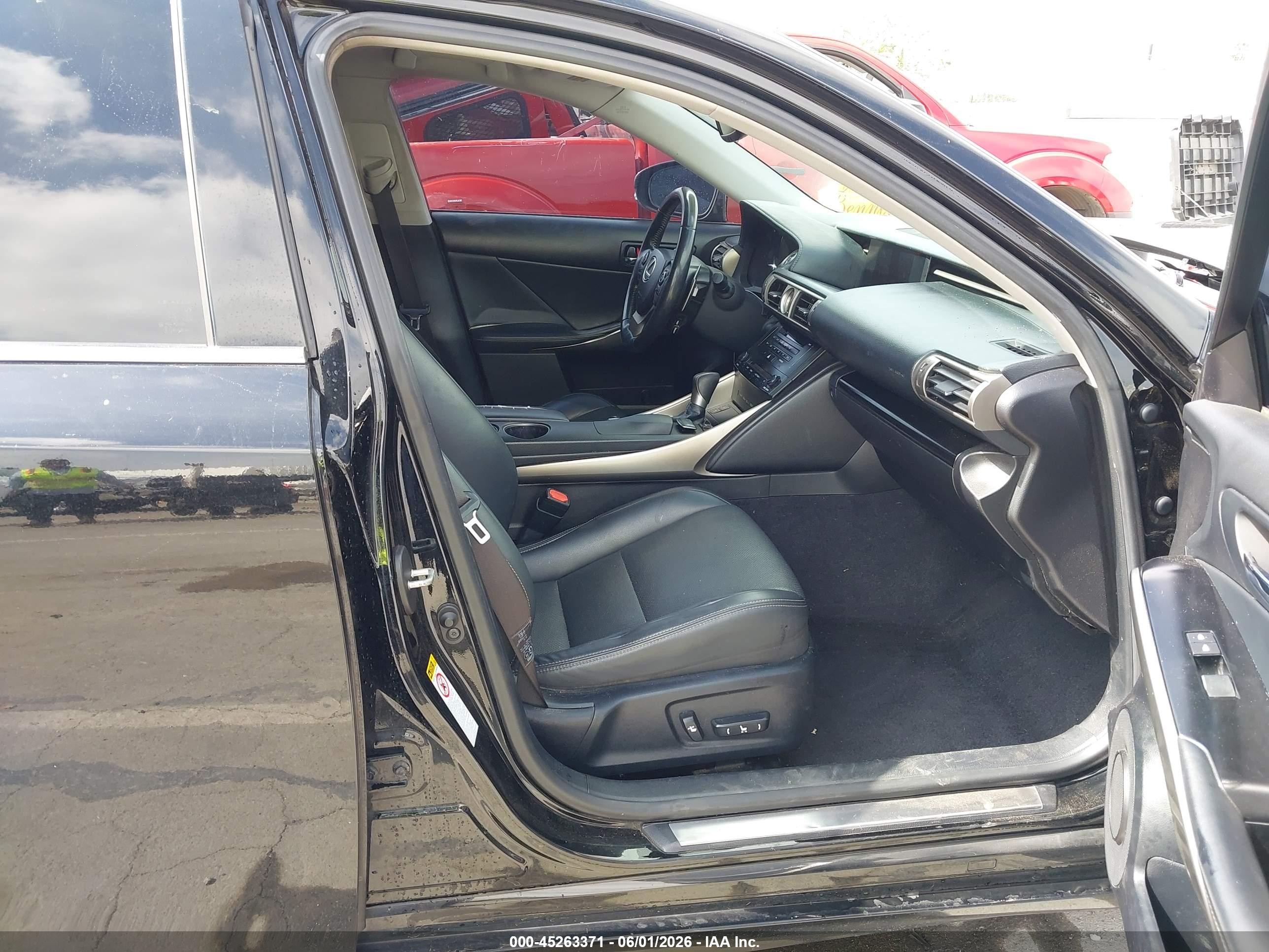 2014 Lexus Is 250   Black vin: JTHBF1D2XE5027448
