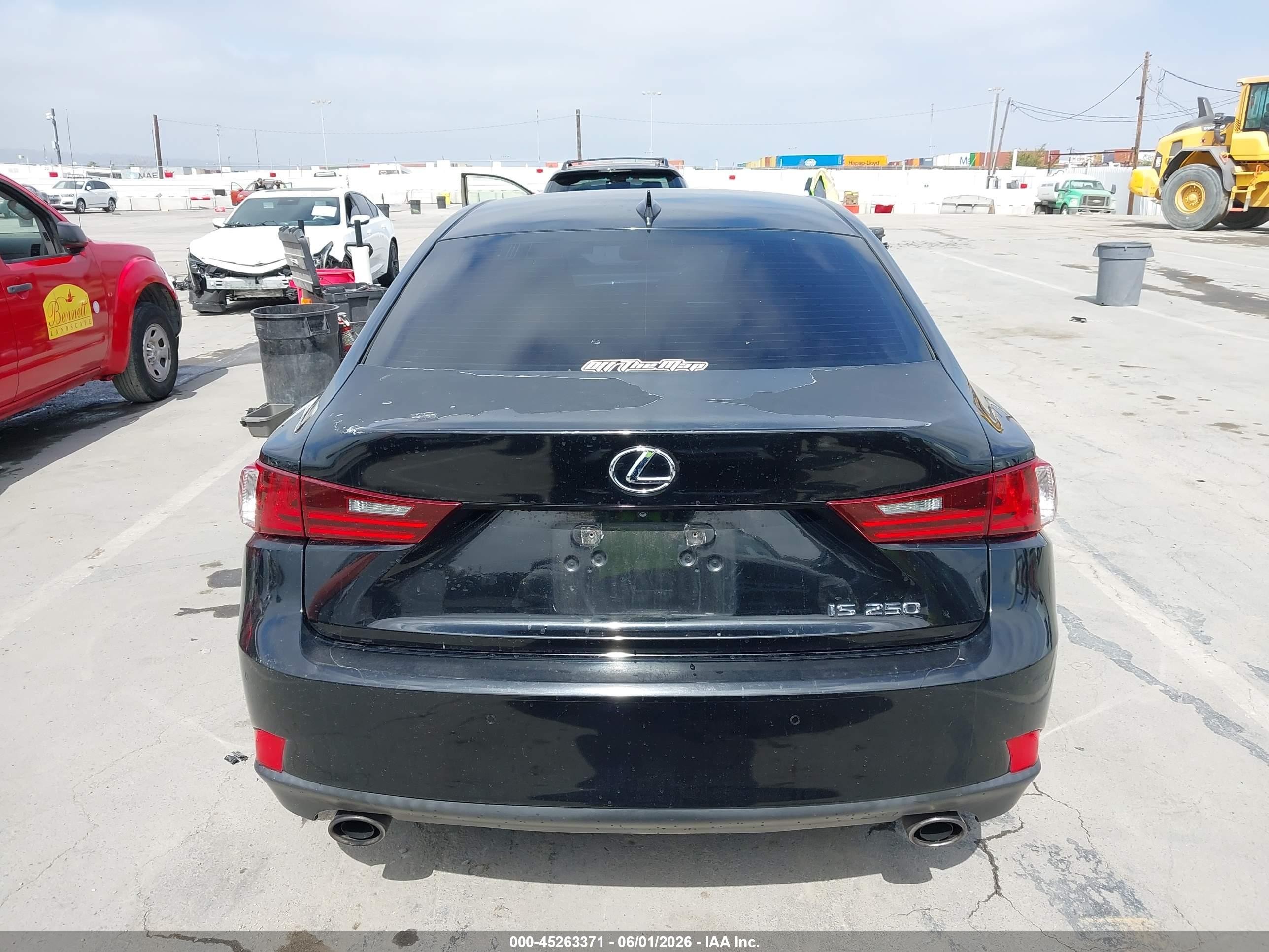 2014 Lexus Is 250   Black vin: JTHBF1D2XE5027448