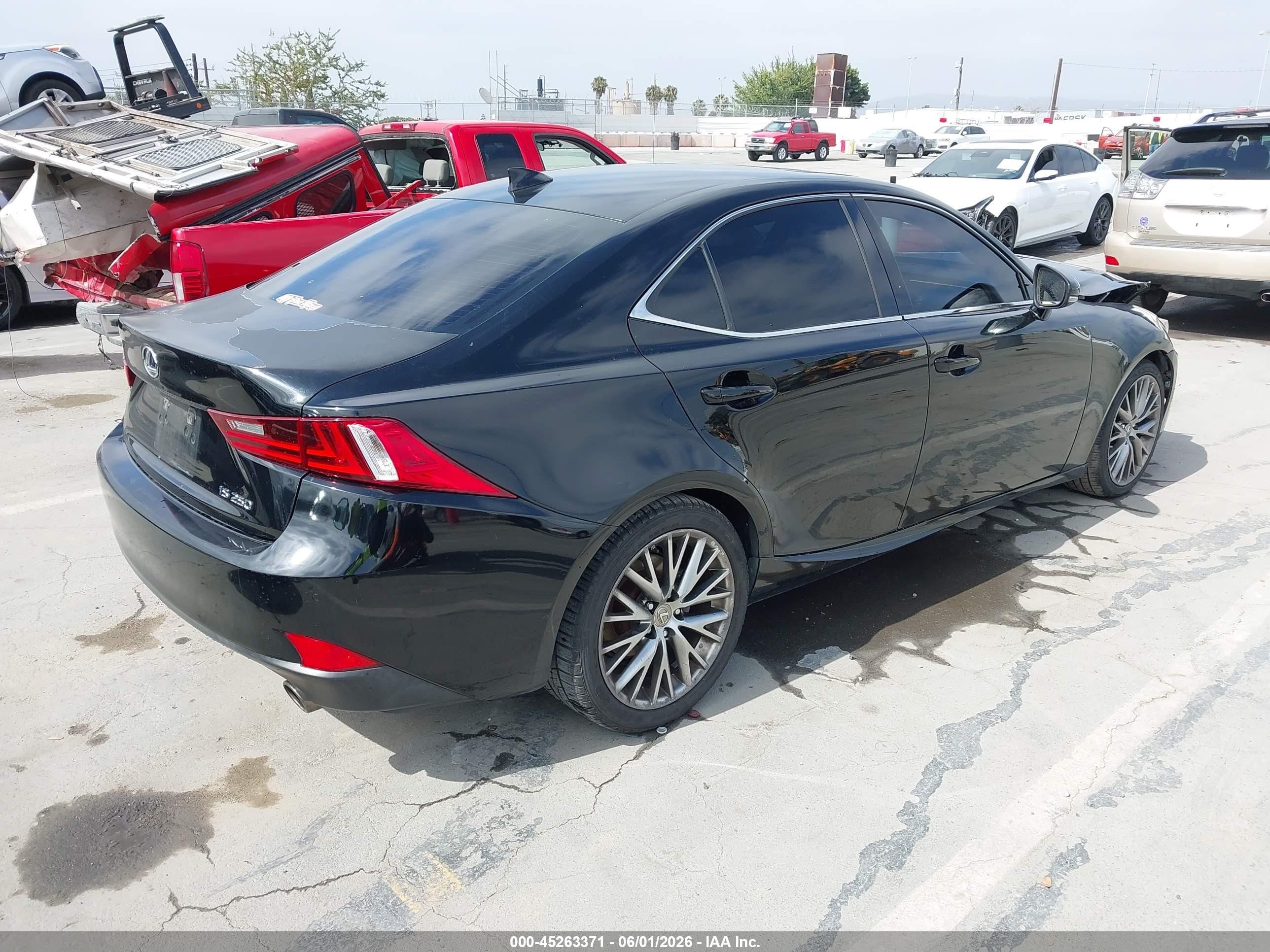 2014 Lexus Is 250   Black vin: JTHBF1D2XE5027448