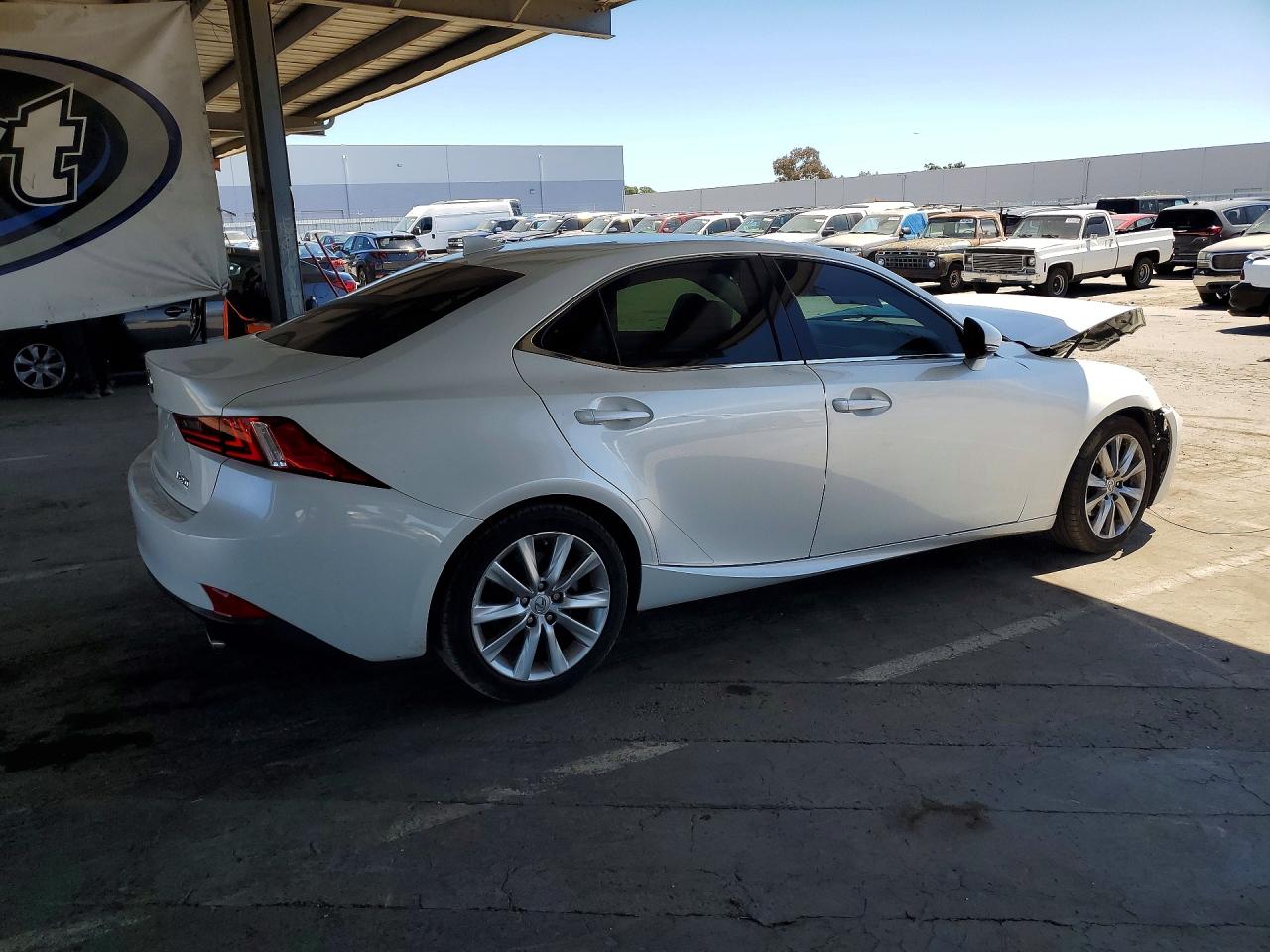 2014 Lexus Is 250 White vin: JTHBF1D2XE5035453