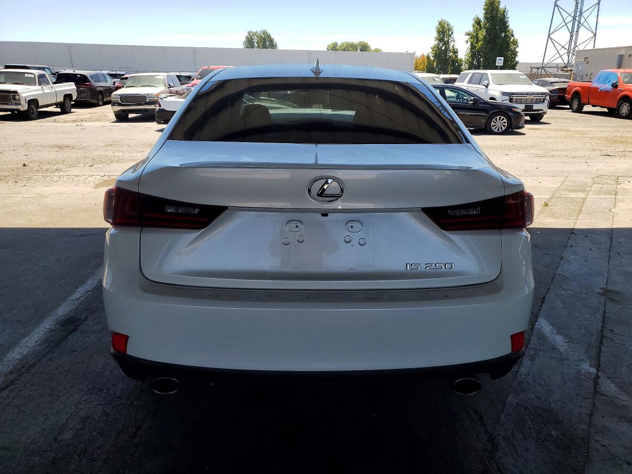 2014 Lexus Is 250 White vin: JTHBF1D2XE5035453