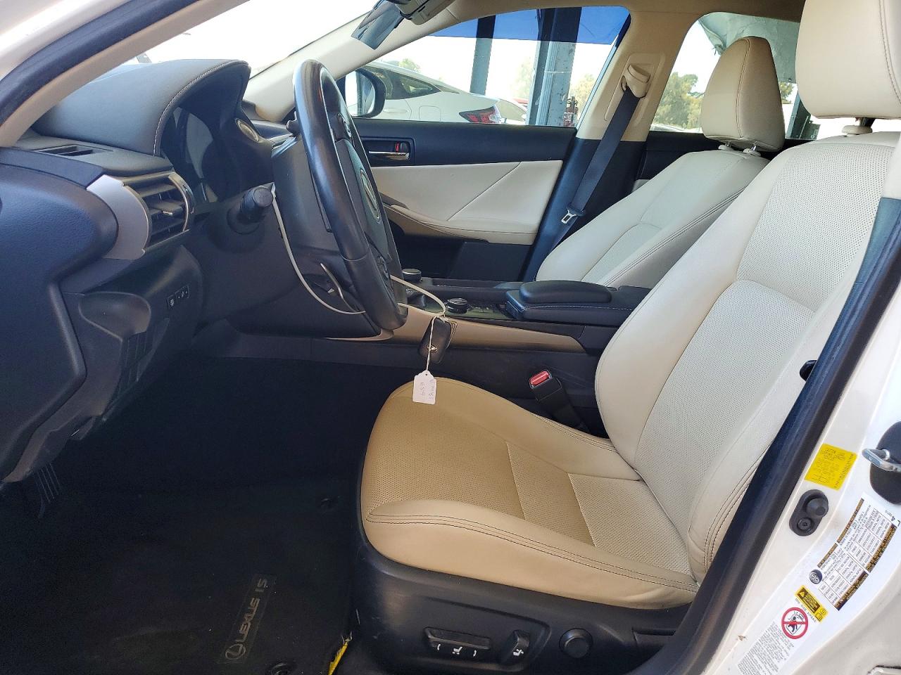 2014 Lexus Is 250 White vin: JTHBF1D2XE5035453