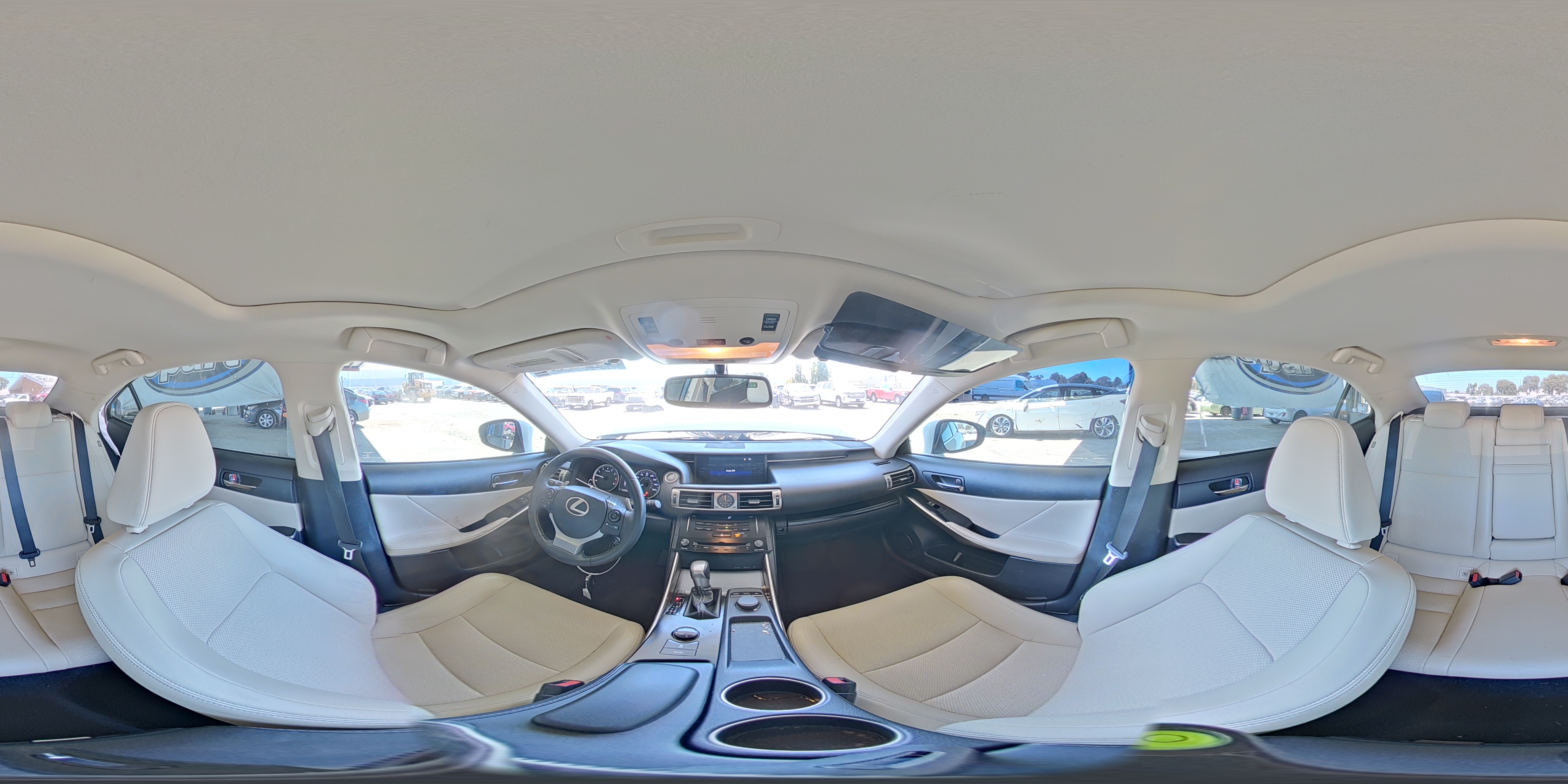 2014 Lexus Is 250 White vin: JTHBF1D2XE5035453