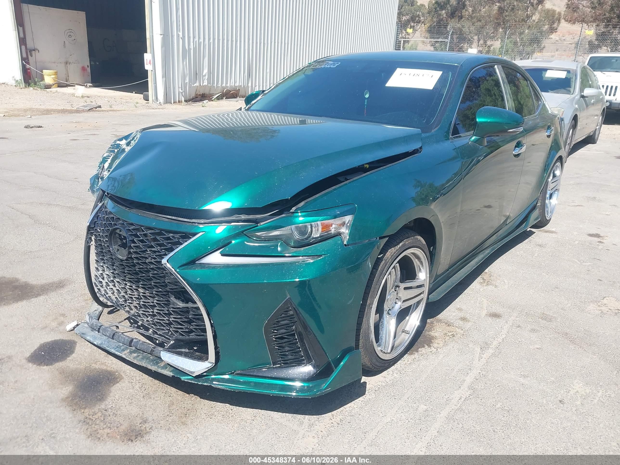 2014 Lexus Is 250 Green vin: JTHBF1D2XE5037901