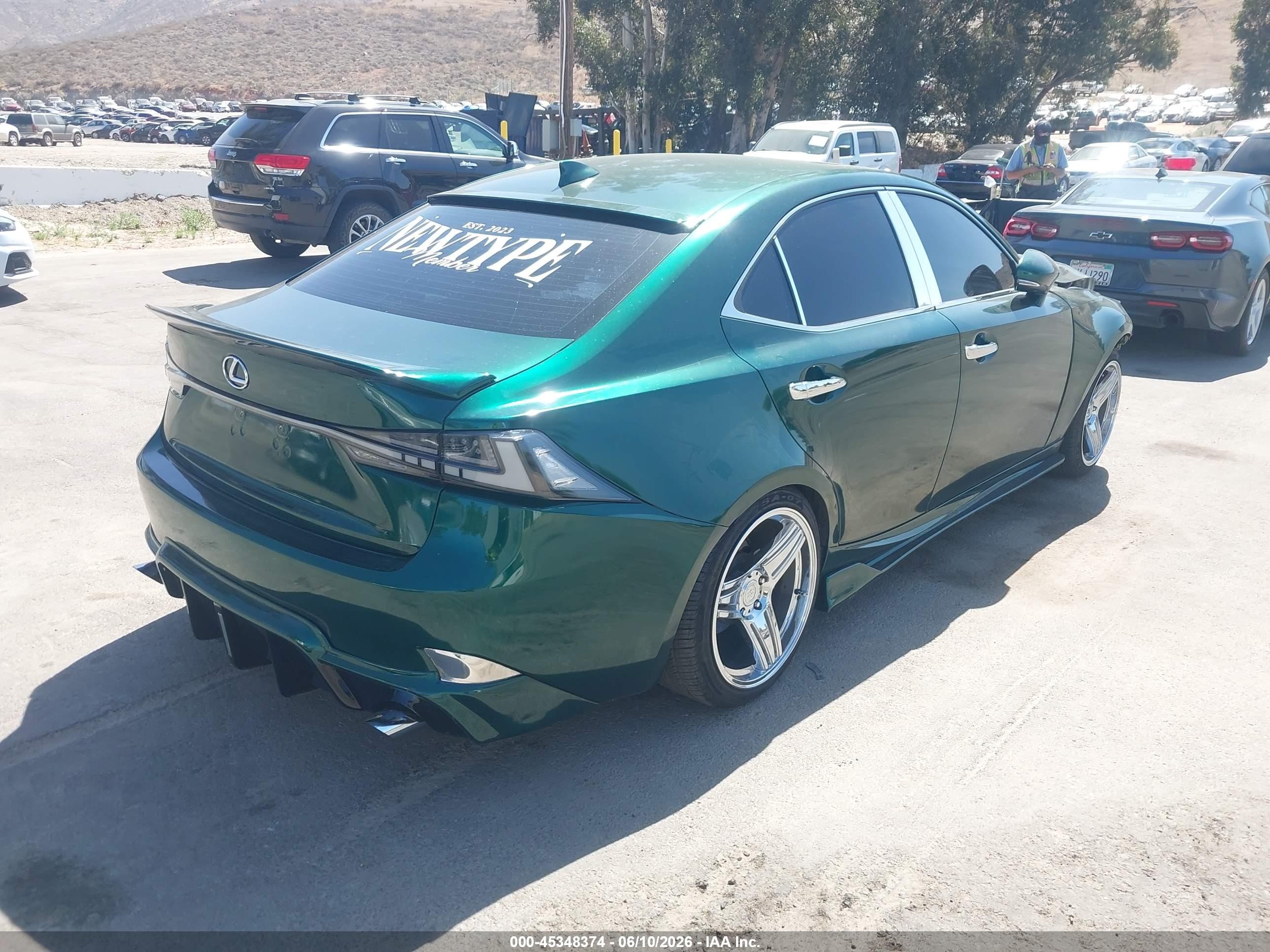 2014 Lexus Is 250 Green vin: JTHBF1D2XE5037901