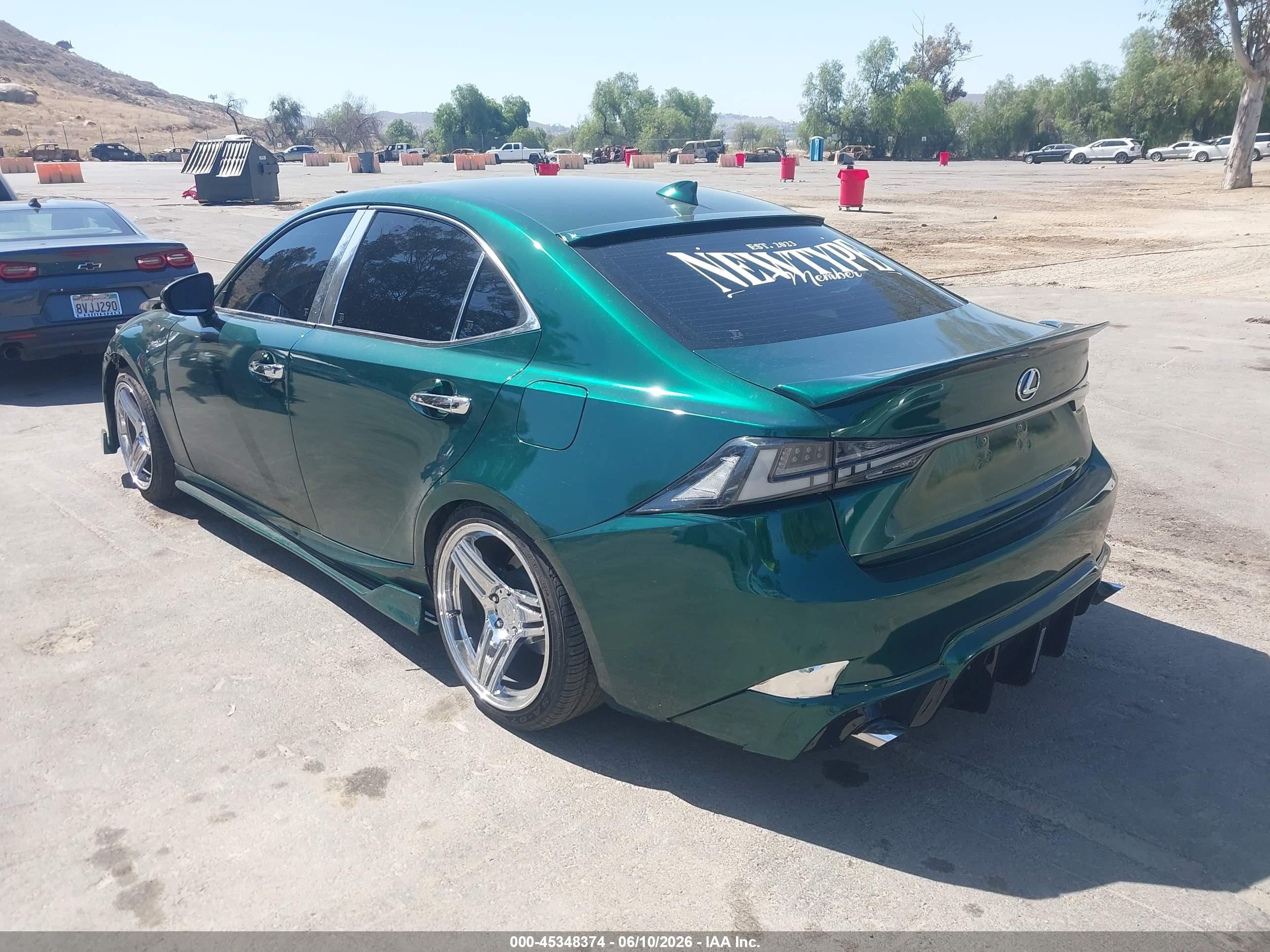 2014 Lexus Is 250 Green vin: JTHBF1D2XE5037901