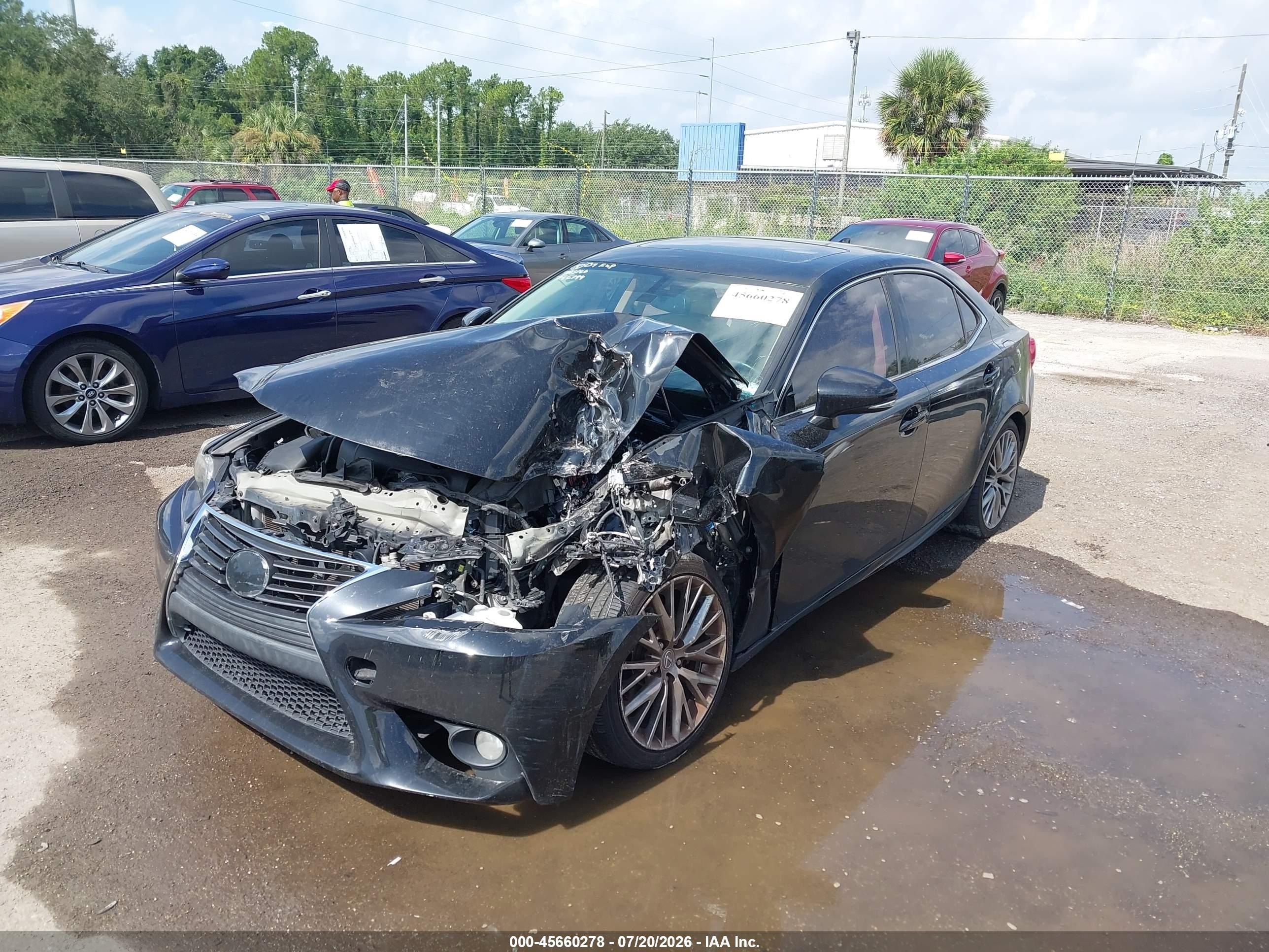 2014 Lexus Is 250 Black vin: JTHBF1D2XE5042760